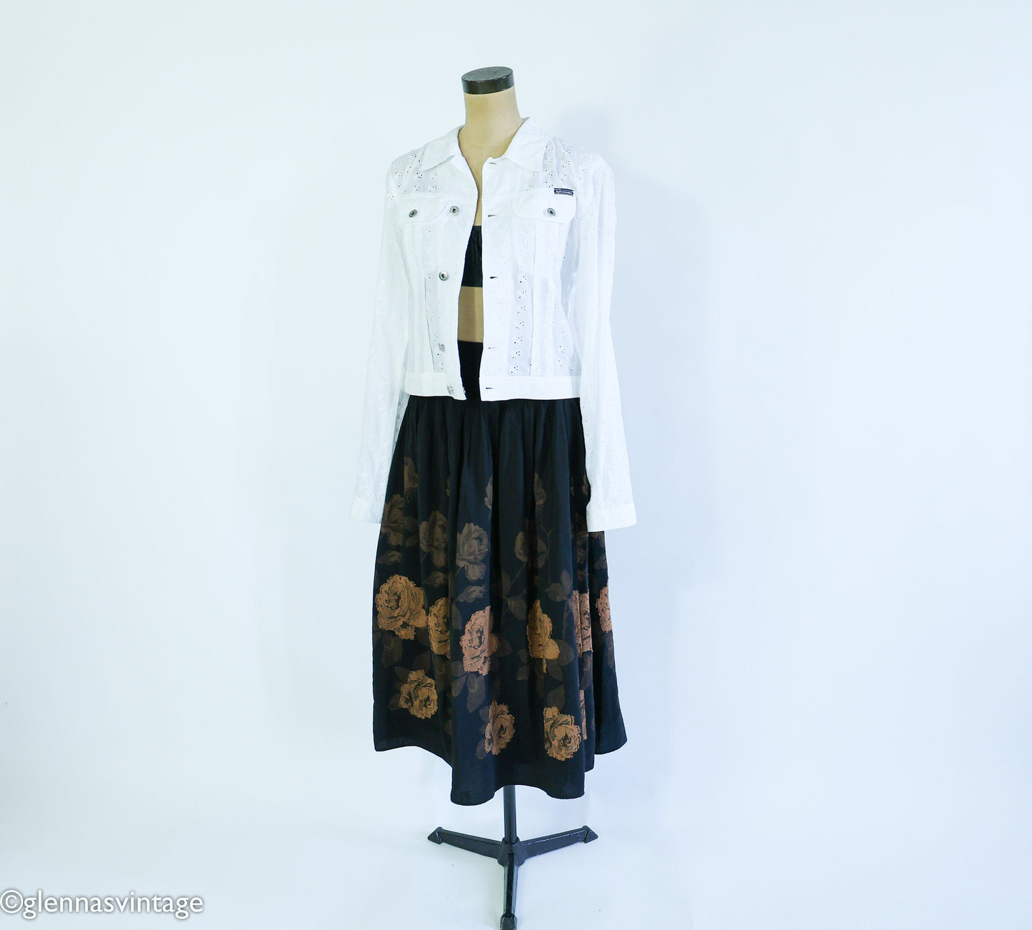 Dolce & Gabbana 1990s White Eyelet Jacket, Large