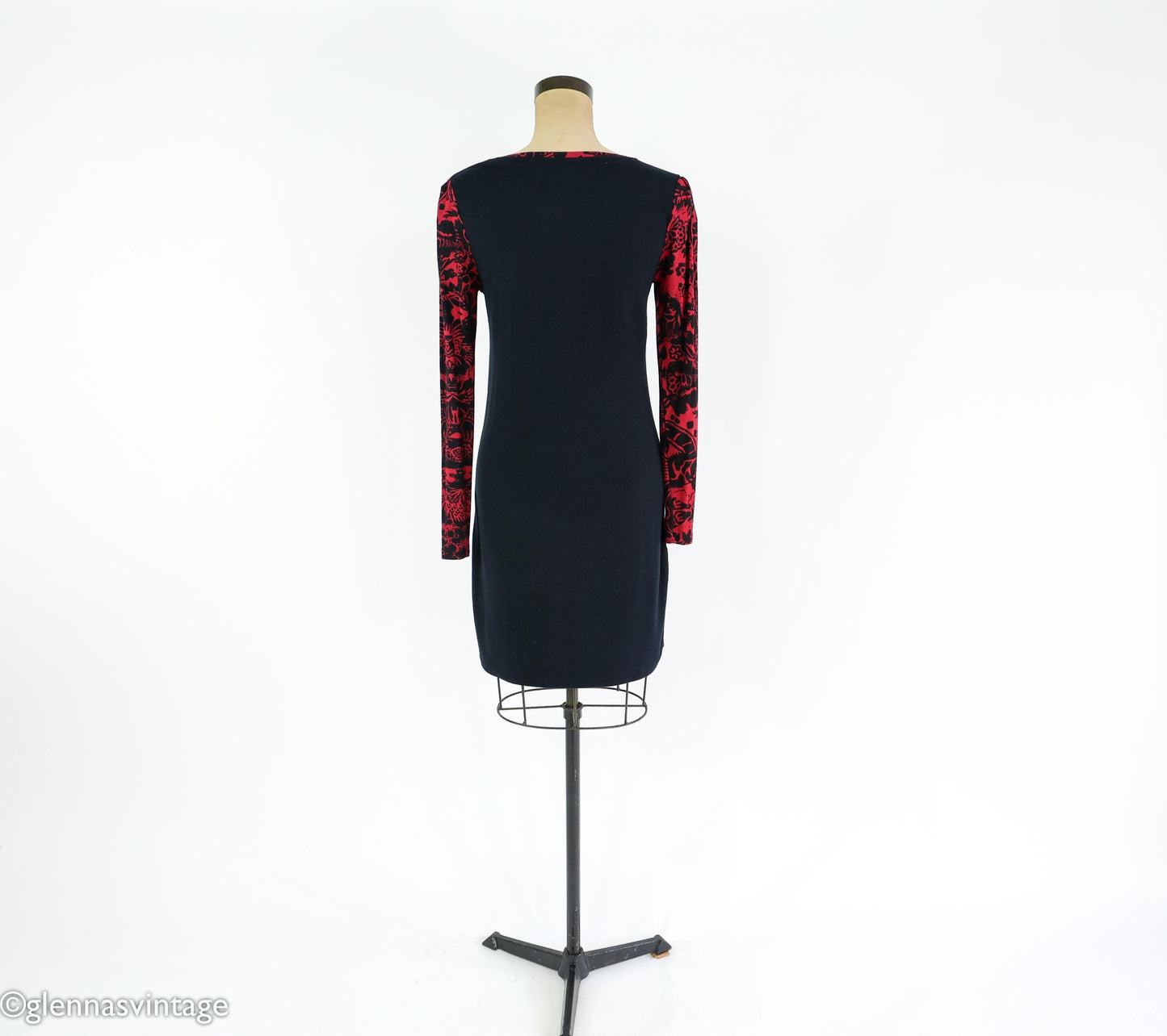 1990s Marilyn Monroe Dress | Desigual Red Graphic Shift, Medium