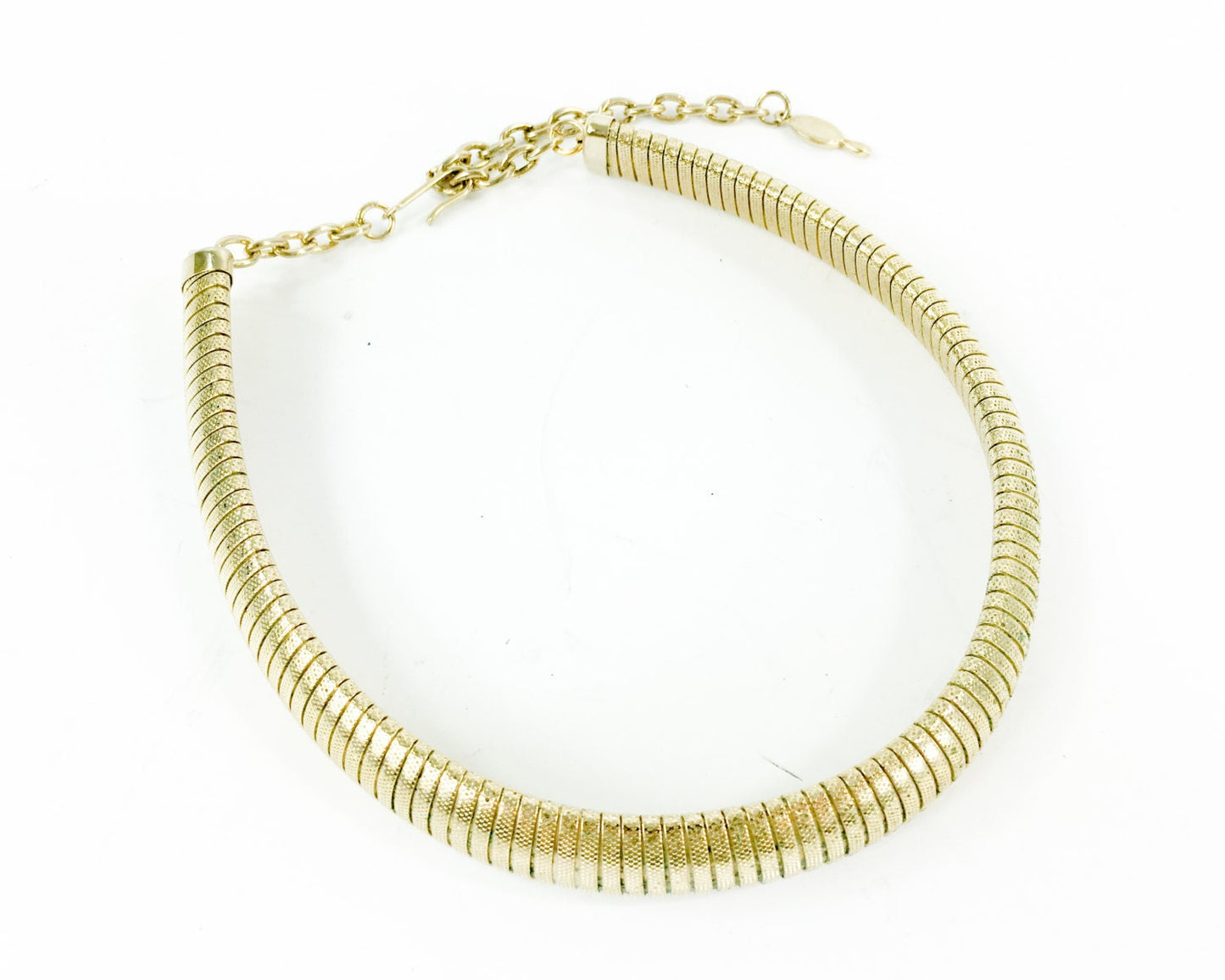 Vintage Sarah Coventry Gold Coil Choker | Adjustable 1960s Necklace