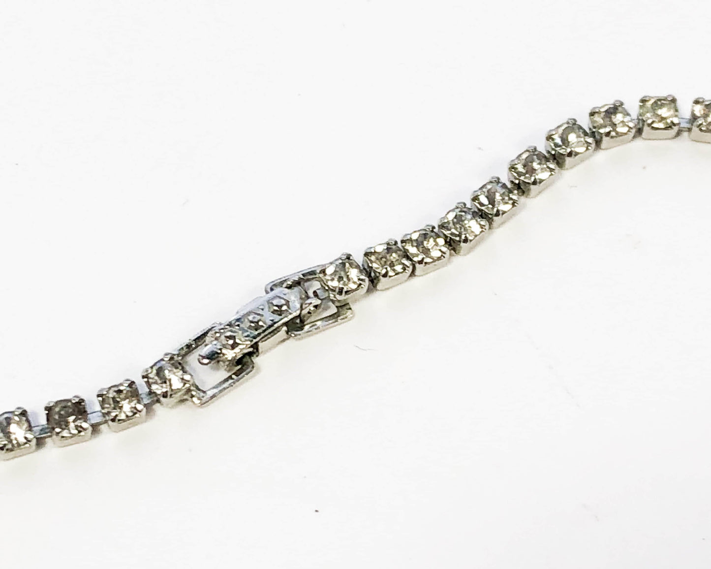 1950s Rhinestone Bow Necklace Set