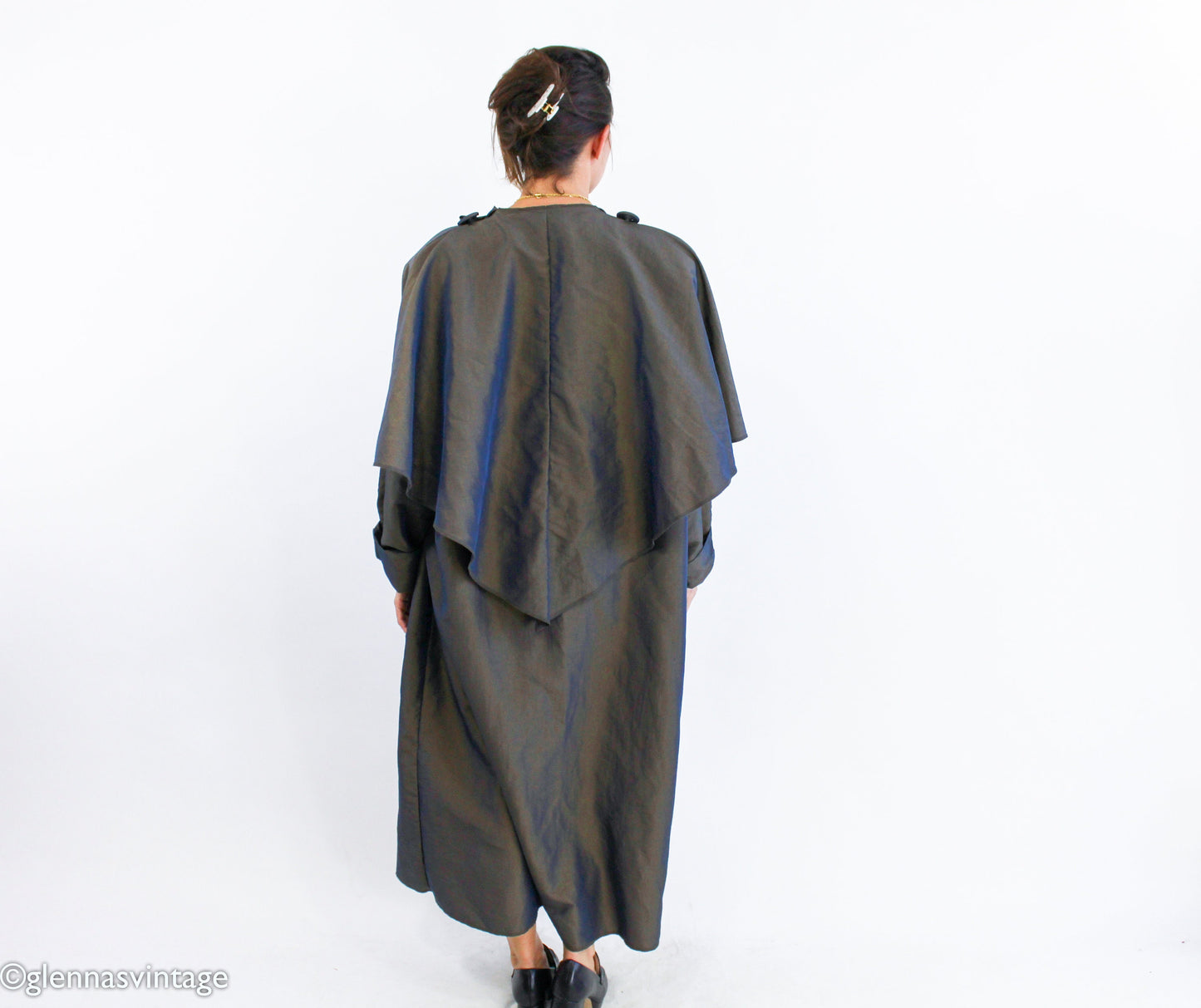 1990s Bronze Oversized Rain Jacket , , Large