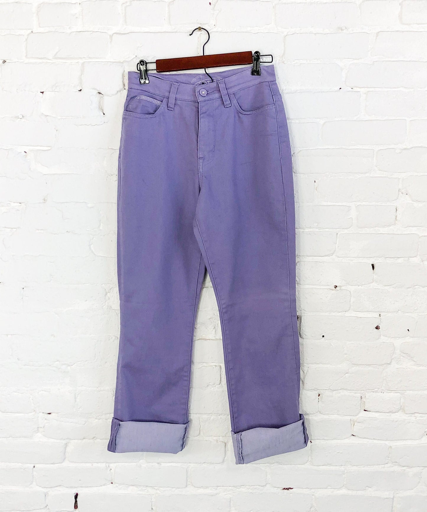 1990s Lavender Purple Denim Jeans, Medium