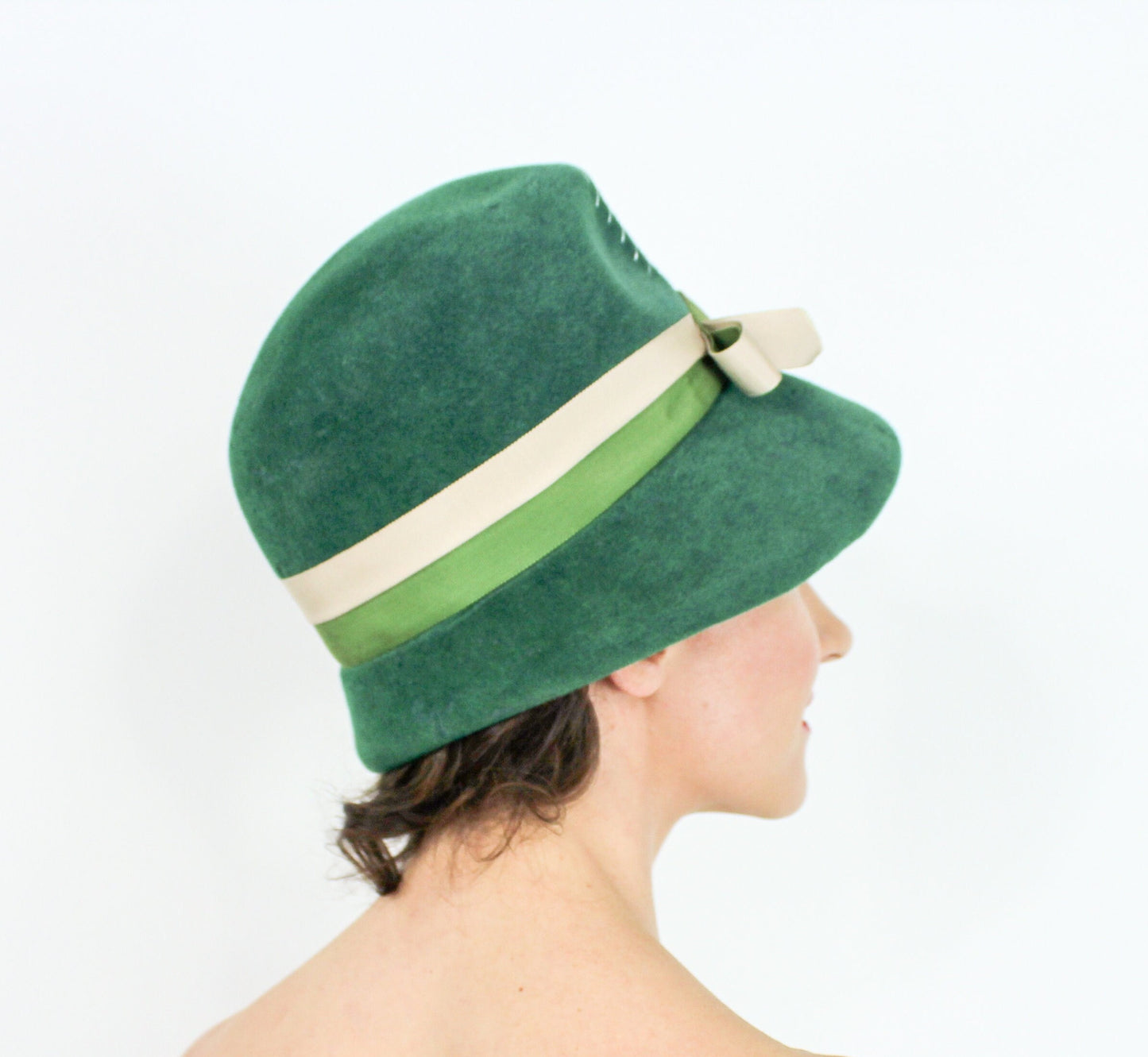 1960s Kelly Green Bucket Hat