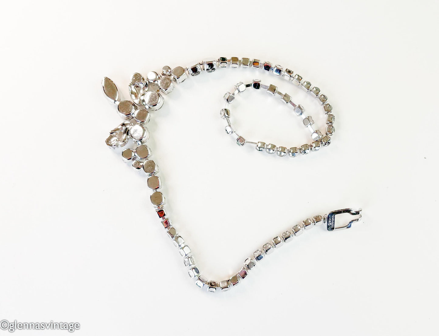 1960s Eisenberg Ice Rhinestone Choker Necklace