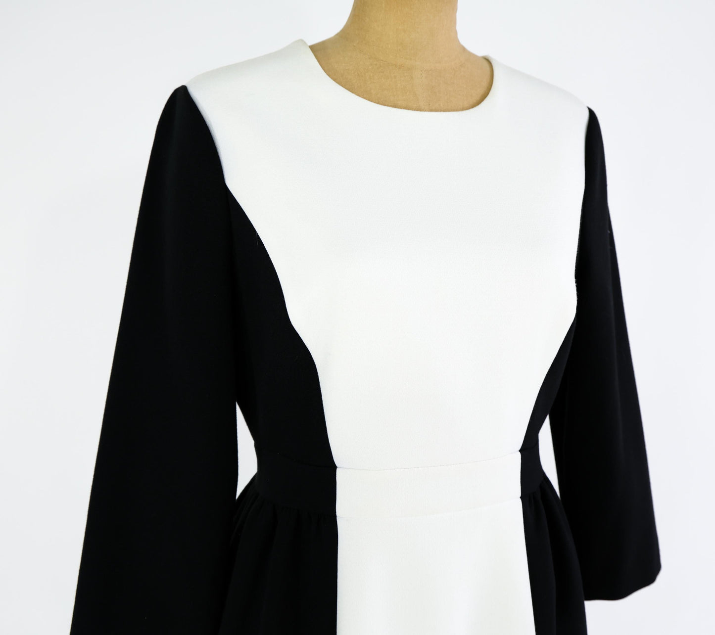 Kate Spade Black & White Dress | Color Block Sheath Dress, Medium