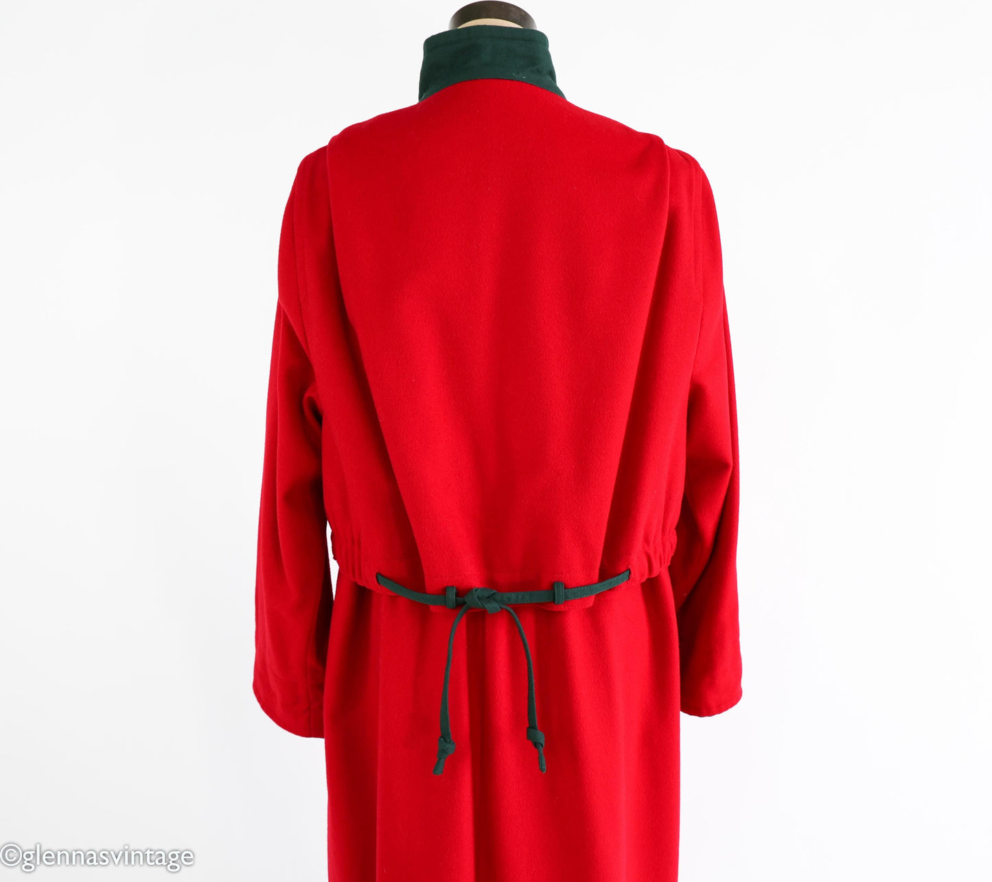 1980s Lodenfrey Red Wool Alpine Coat, 2XL, 48" Bust