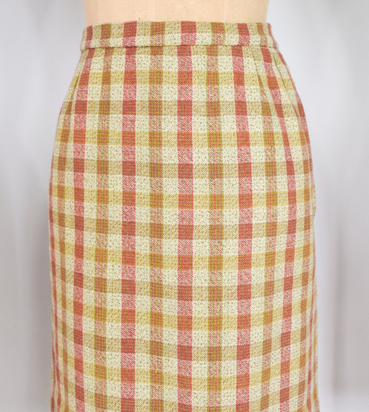 1960s Plaid Pencil Skirts | Scottish Wool Skirts | Scotland
