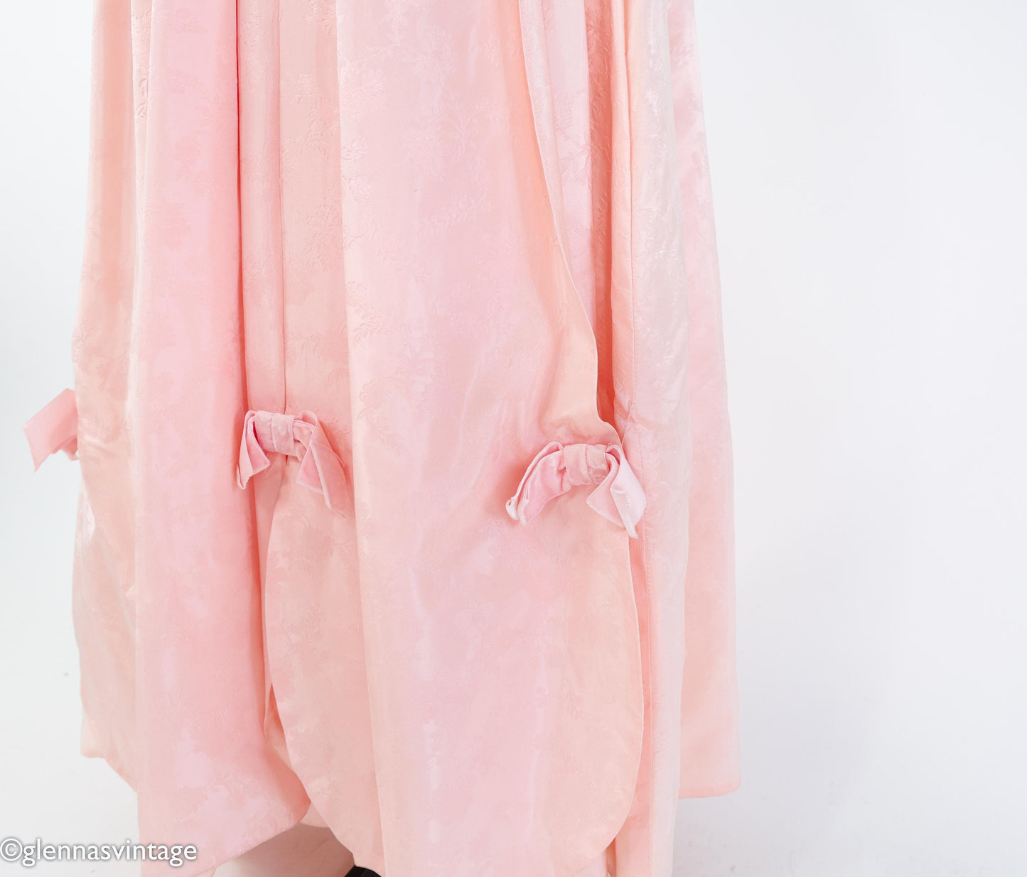 1960s Vintage Pink Prom Dress, Small