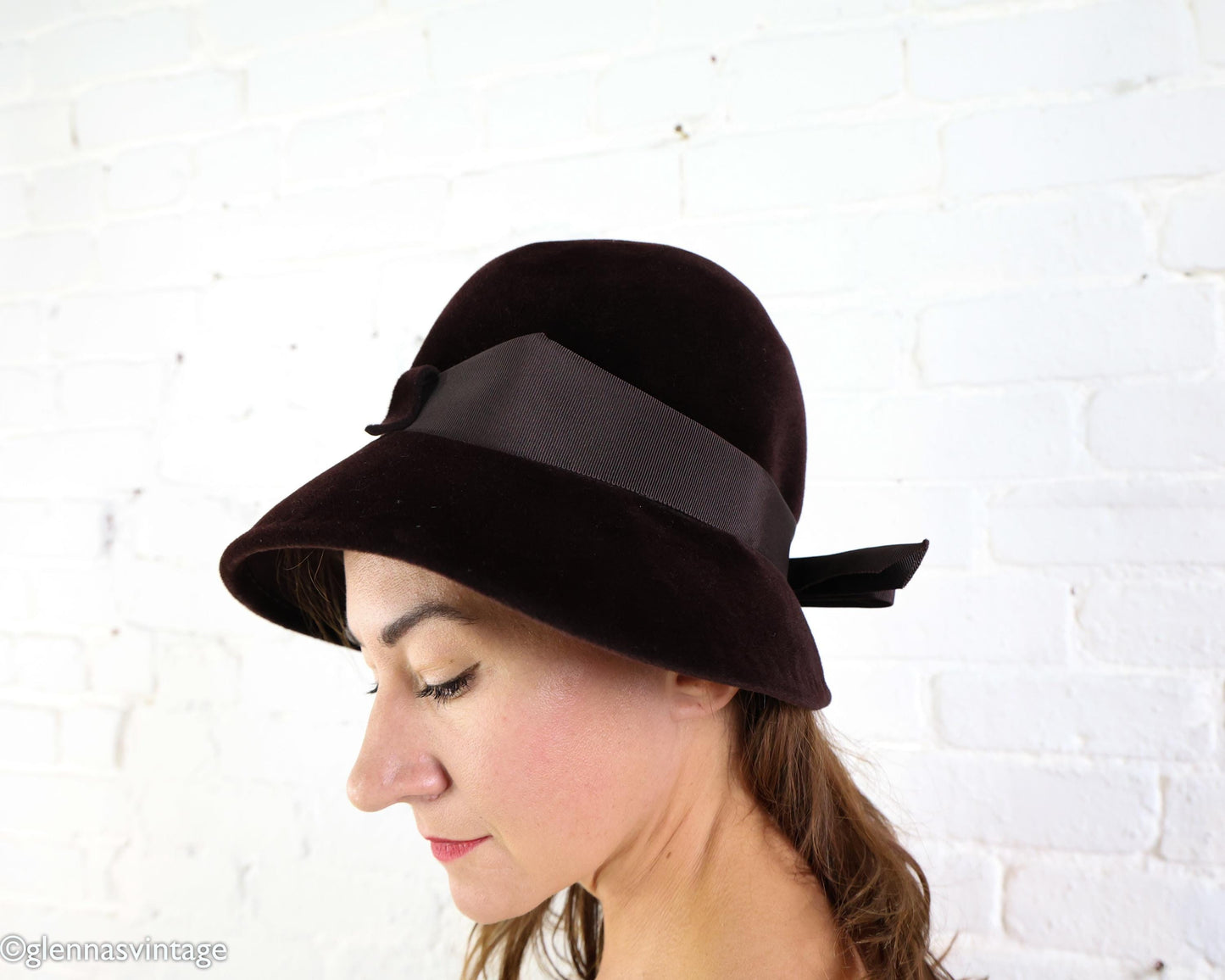 1960s Brown Wool Bucket Hat, Made in France