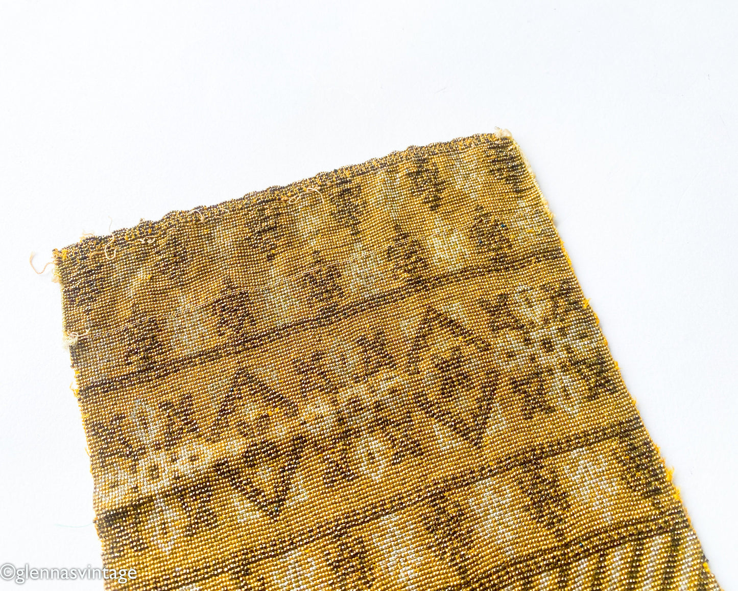 1900s MicroBeaded Evening Bag | 1900s Gold & Bronze Micro Bead Purse | Art Deco Bag