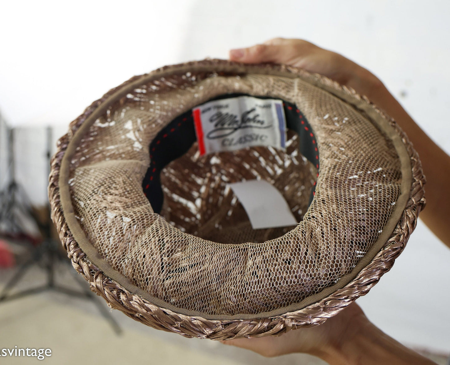 1960s Mr. John Brown Raffia Hat