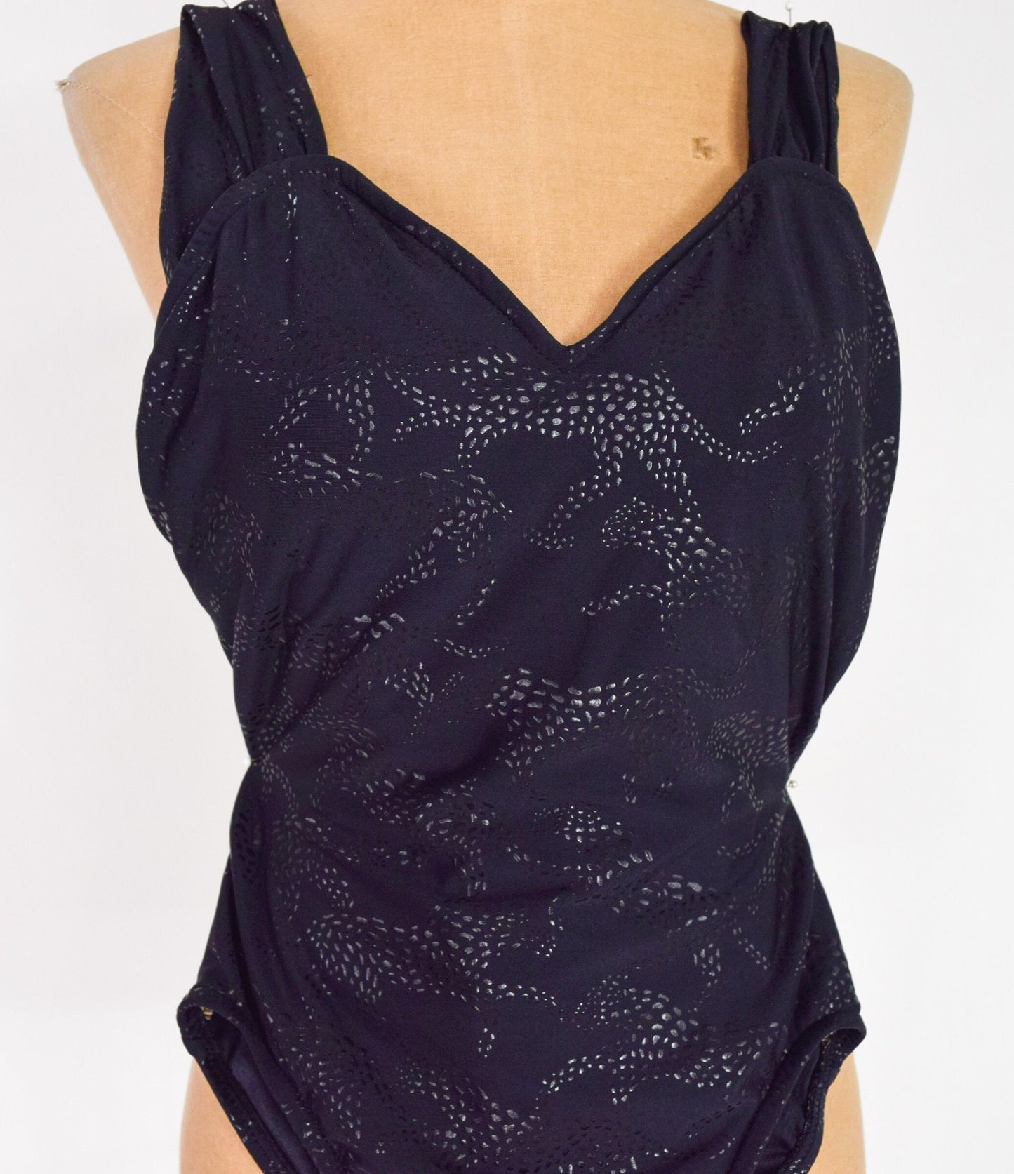 1980s Black Swimsuit Set, Jacket Slacks & Bathing Suit, Large