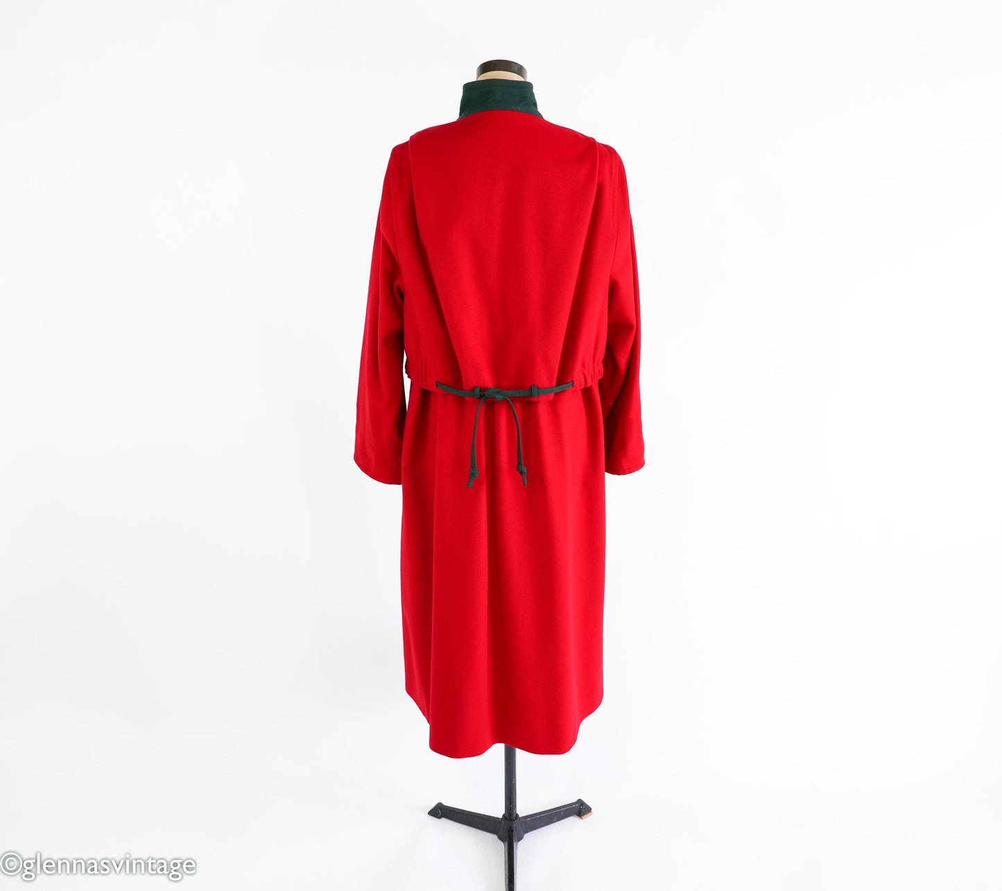 1980s Lodenfrey Red Wool Alpine Coat, 2XL, 48" Bust