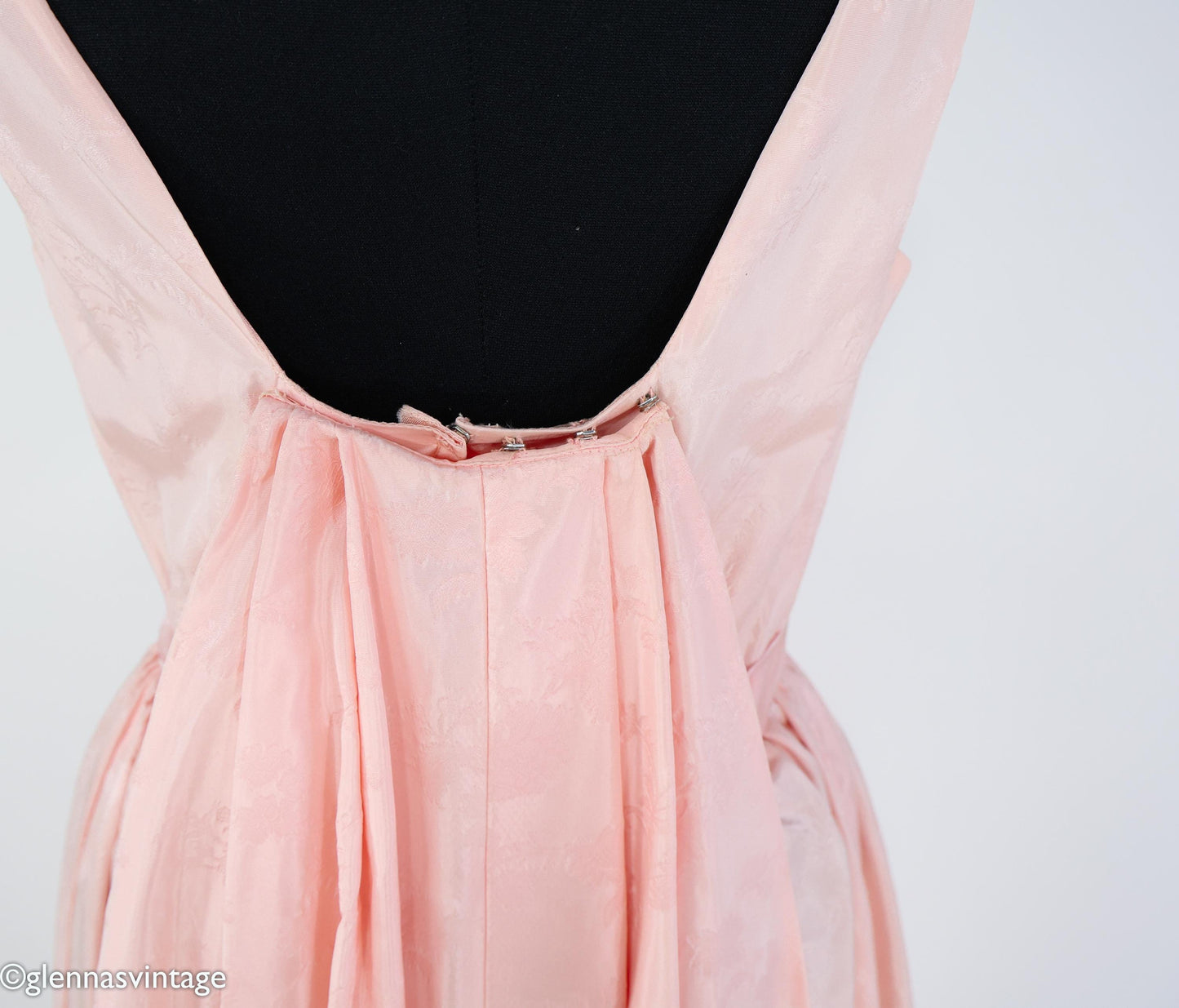 1960s Vintage Pink Prom Dress, Small
