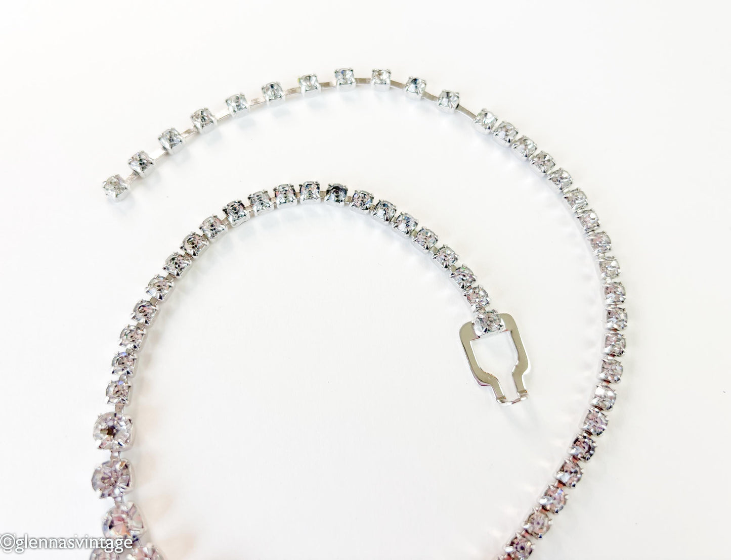 1960s Eisenberg Ice Rhinestone Choker Necklace