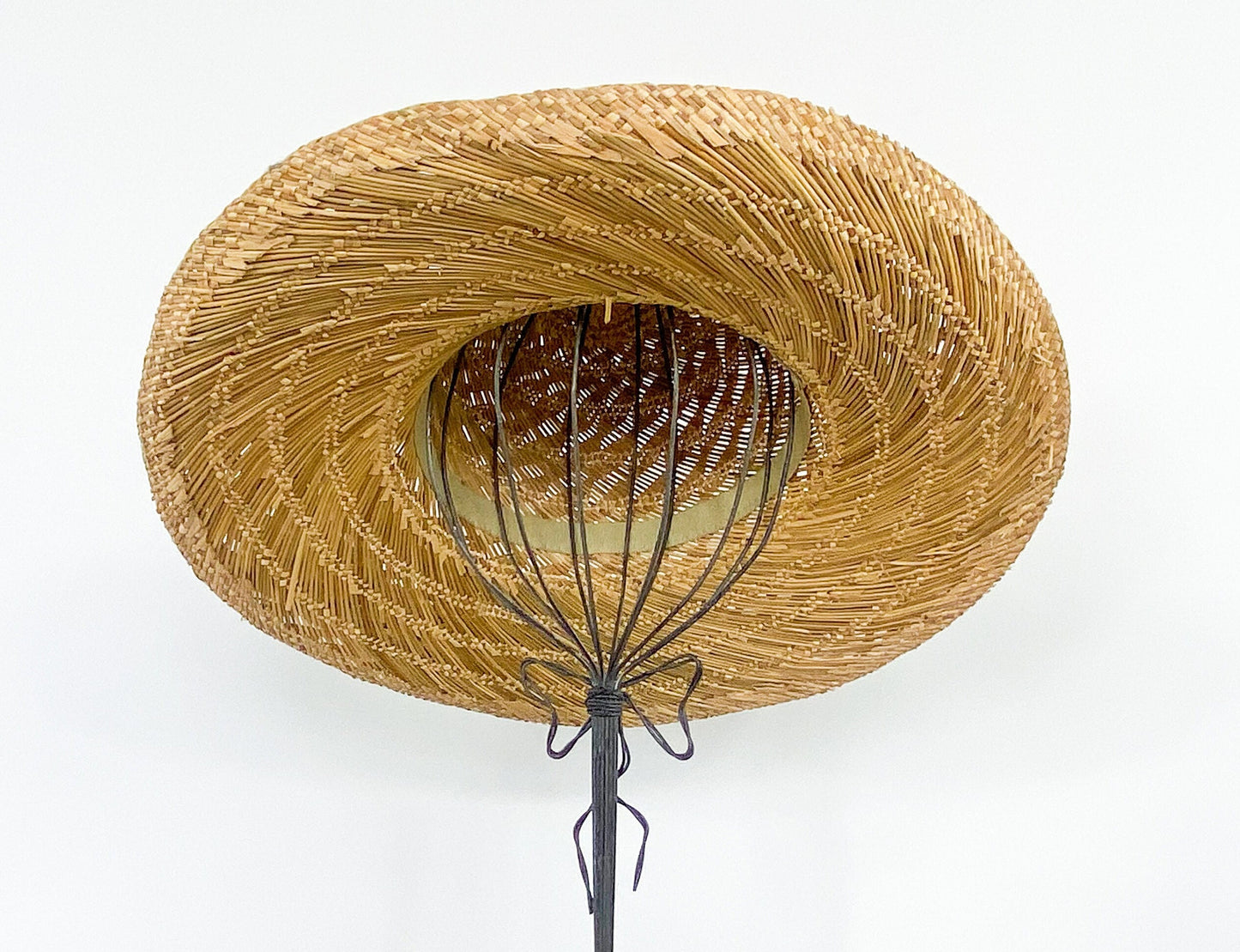 1980s Lord & Taylor Wide Brim Straw Hat
