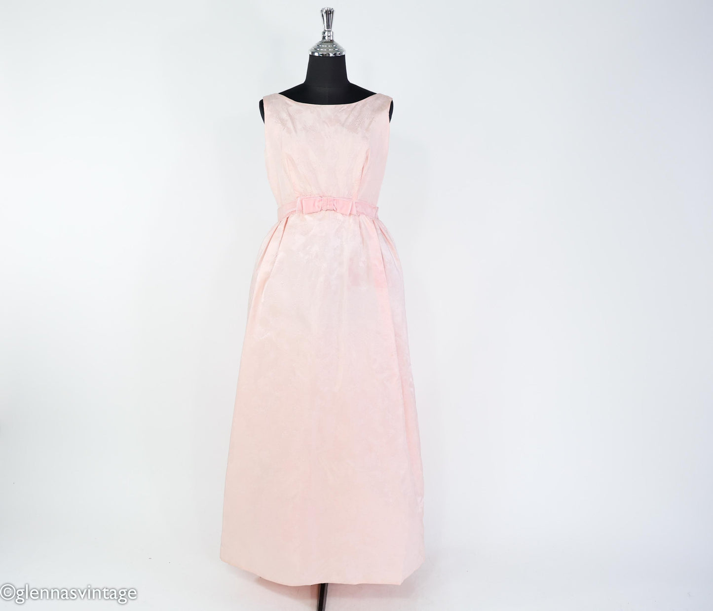 1960s Vintage Pink Prom Dress, Small