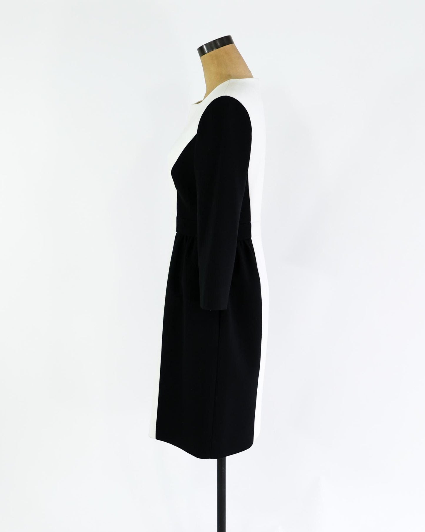 Kate Spade Black & White Dress | Color Block Sheath Dress, Medium