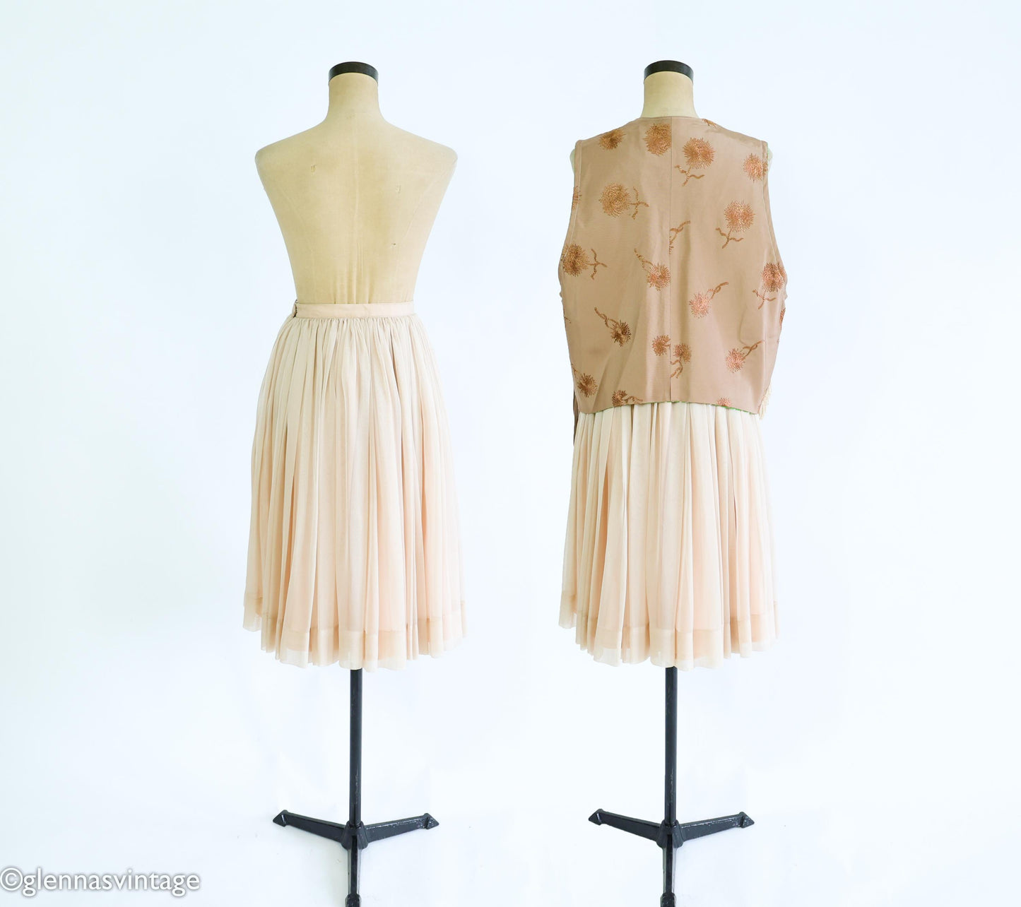 1990s Vintage Fabric Vest | Wearable Art