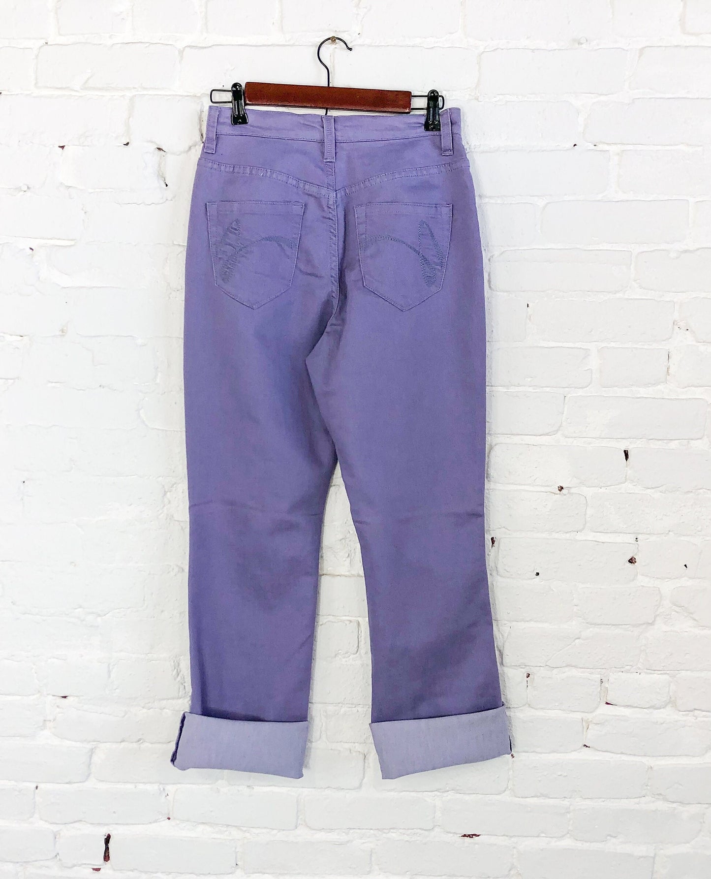 1990s Lavender Purple Denim Jeans, Medium
