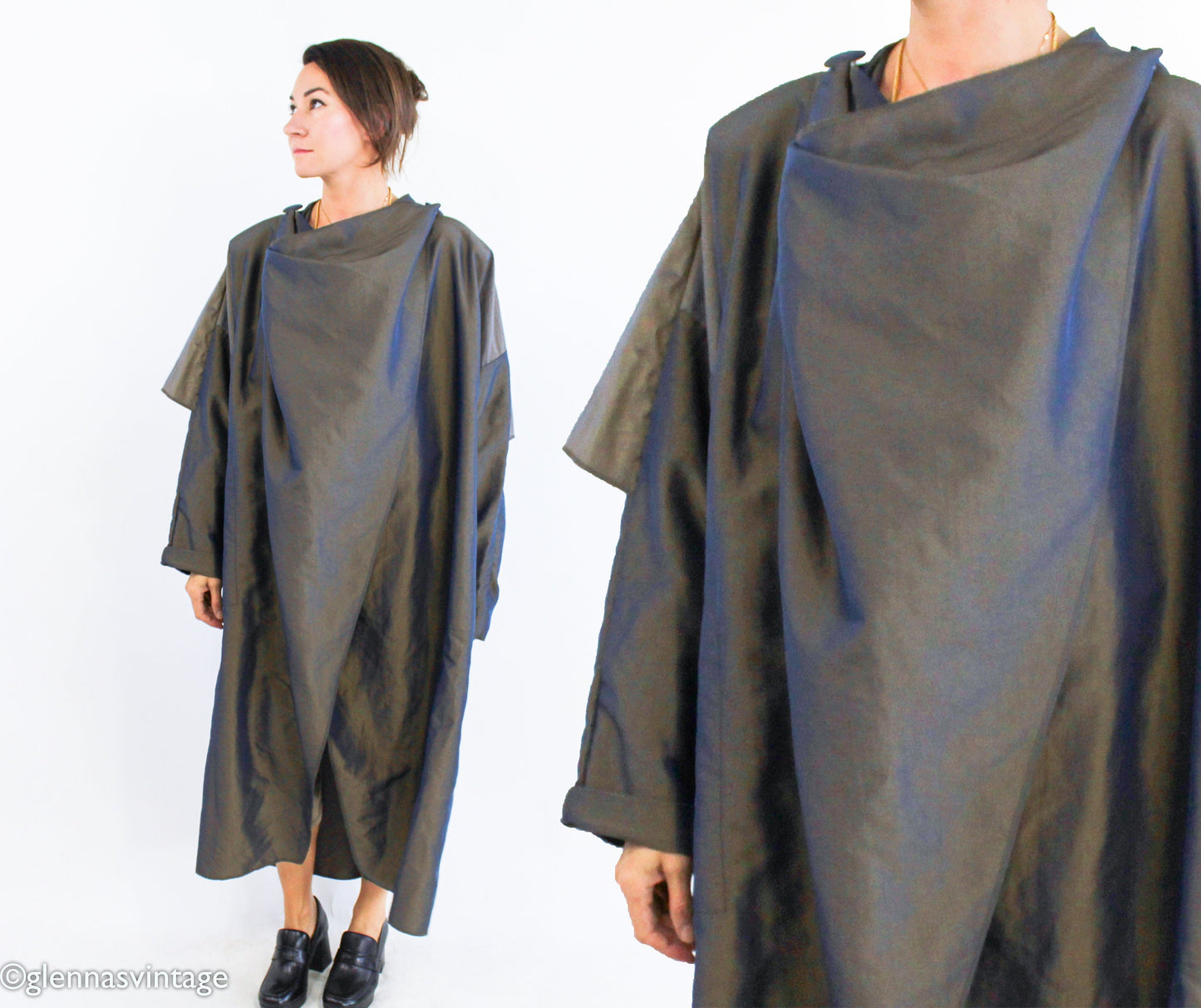 1990s Bronze Oversized Rain Jacket , , Large