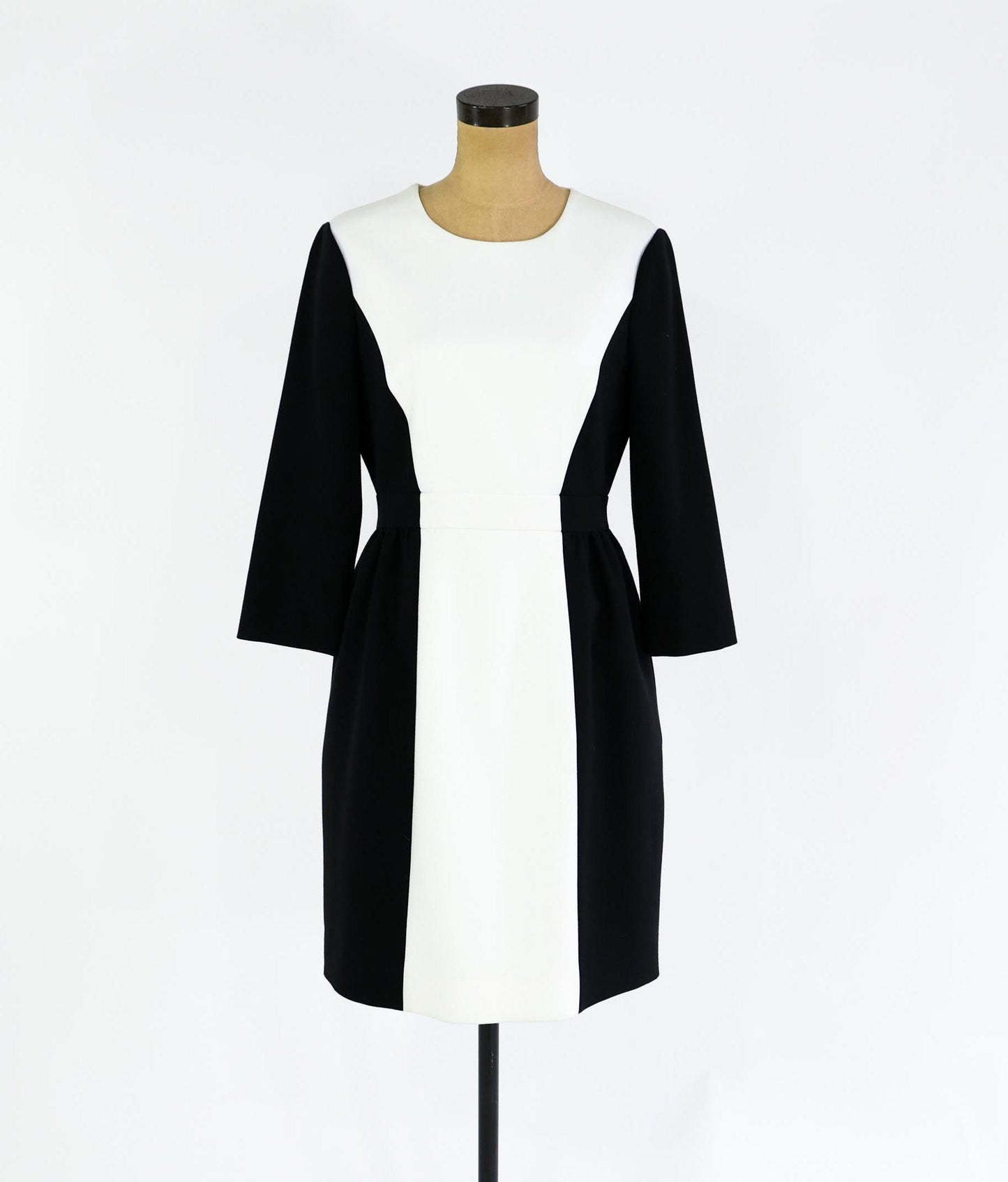 Kate Spade Black & White Dress | Color Block Sheath Dress, Medium