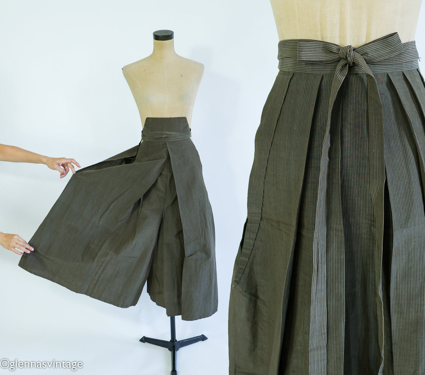 Japanese Hakama Pants Divided Skirt | Riding Skirt Culottes
