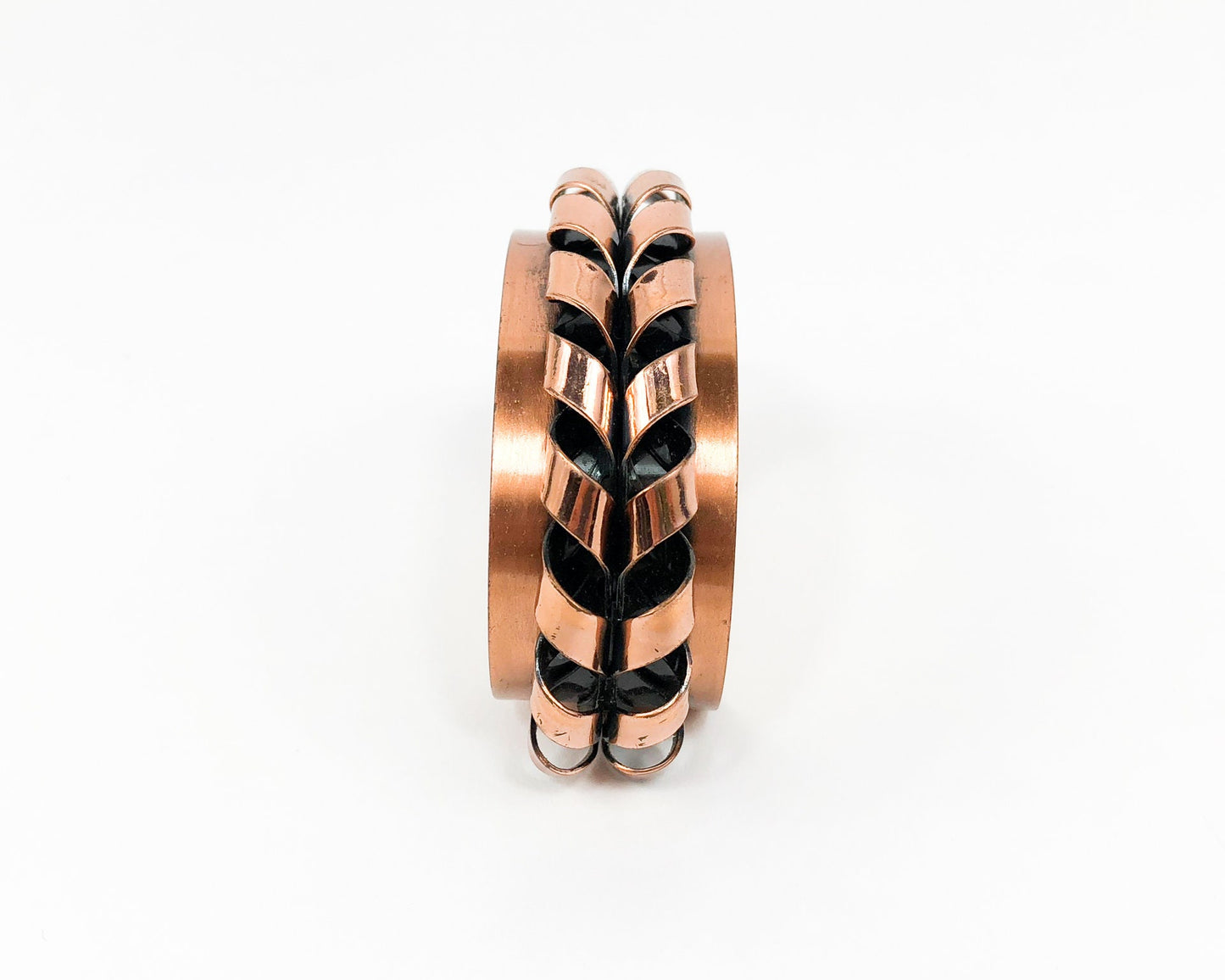 1950s Copper Cuff Bracelet | 50s Copper Coil Bracelet