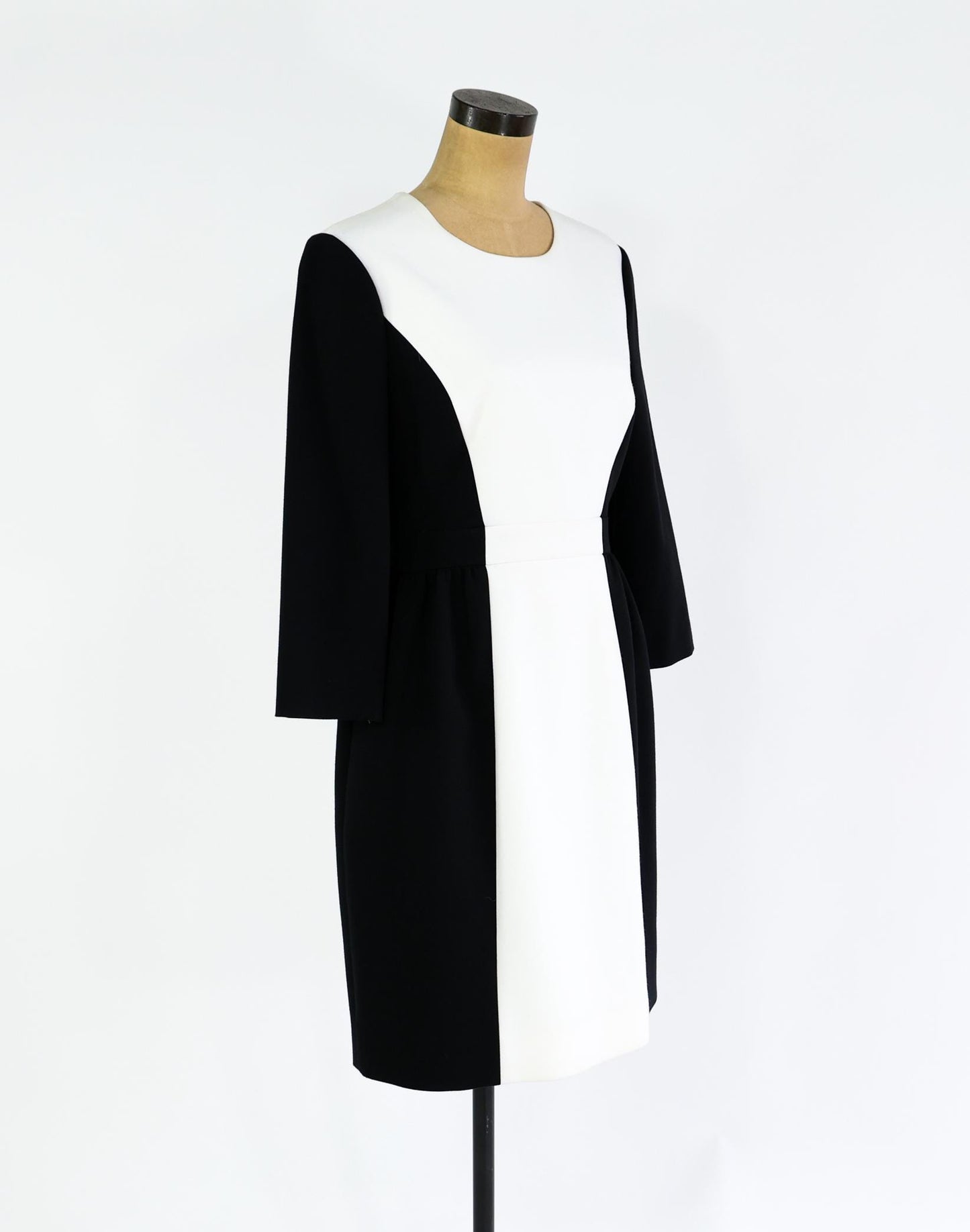 Kate Spade Black & White Dress | Color Block Sheath Dress, Medium