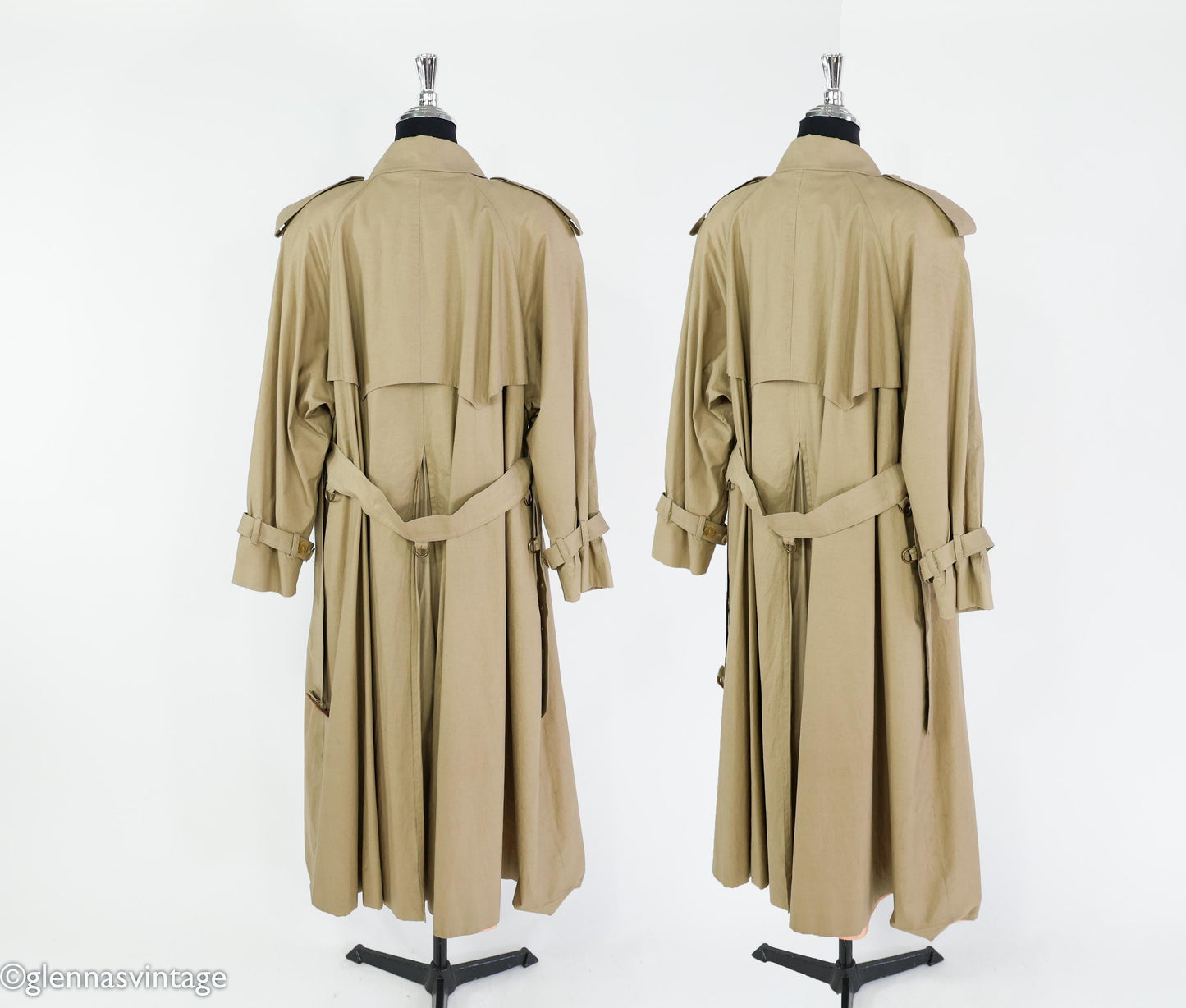 Aquascutum | 1970s Trench Coat | 70s Khaki Trench Coat | Aquascutum England | Medium