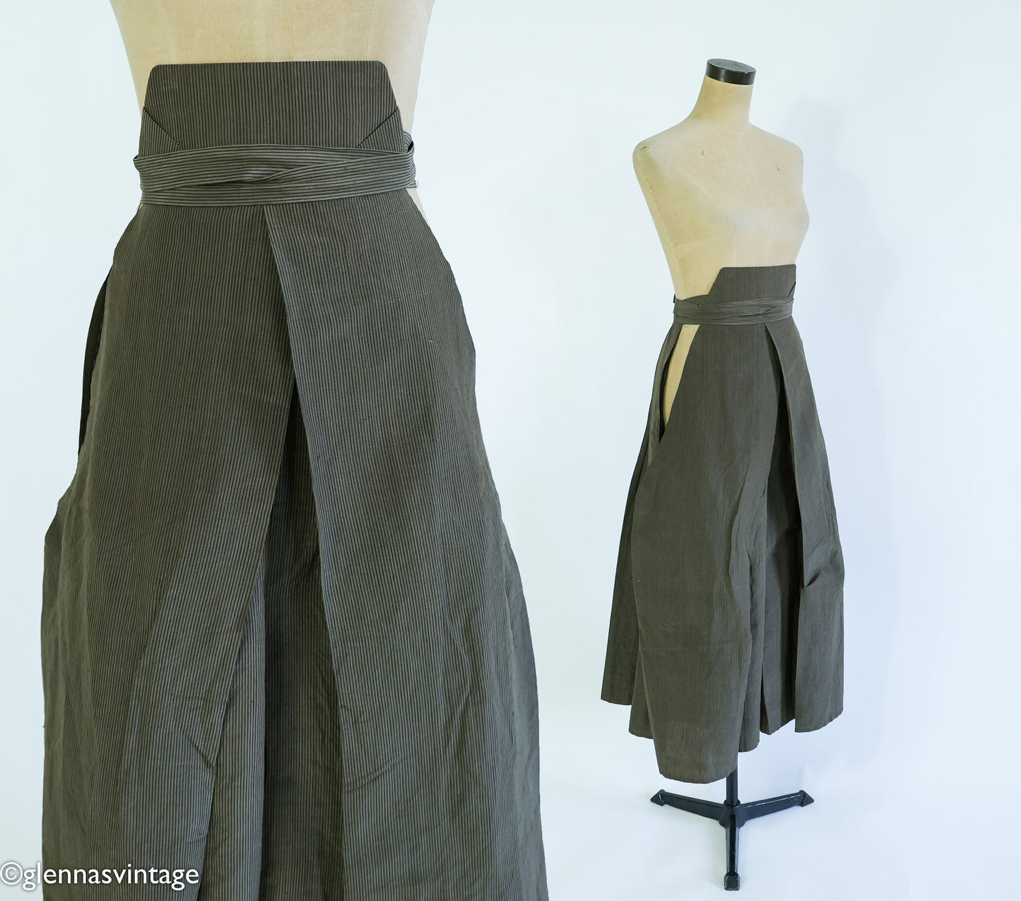 Japanese Hakama Pants Divided Skirt | Riding Skirt Culottes