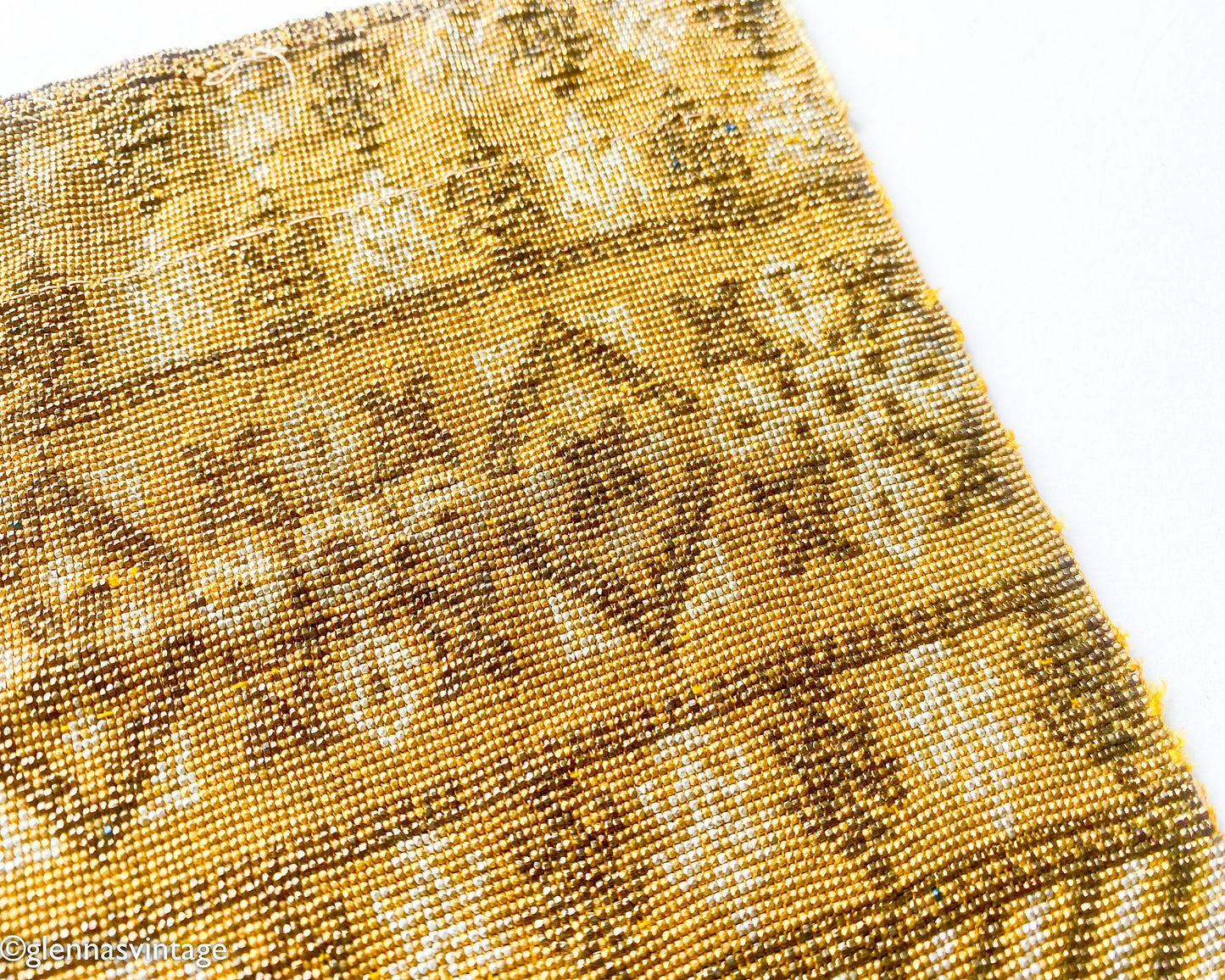 1900s MicroBeaded Evening Bag | 1900s Gold & Bronze Micro Bead Purse | Art Deco Bag