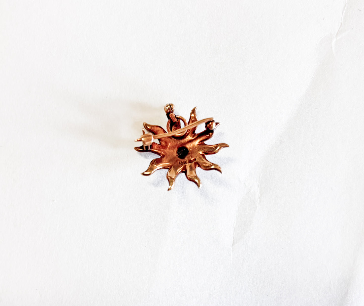 1900s Victorian Seed Pearl Brooch | Antique Starburst Brooch Pendant
