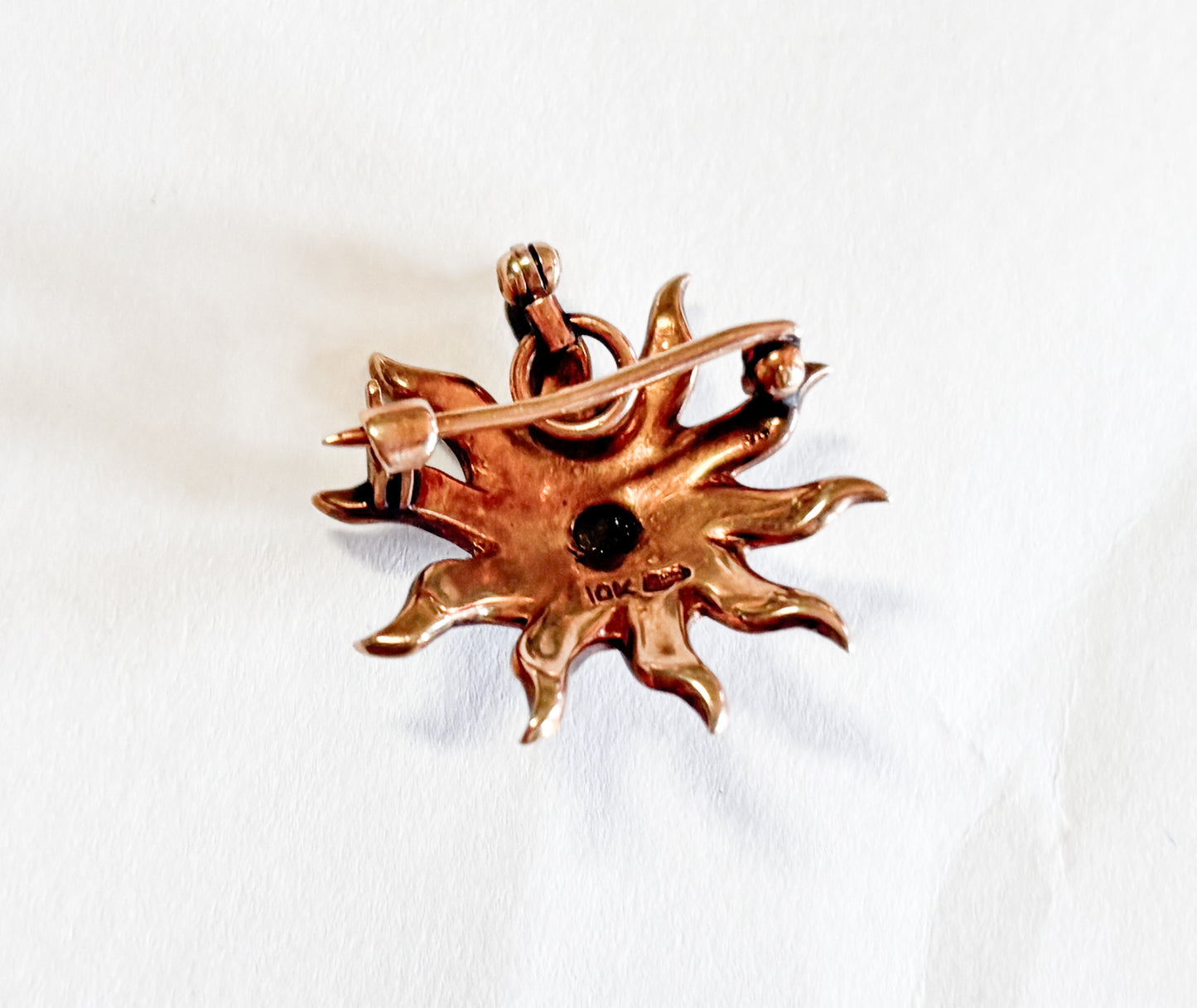 1900s Victorian Seed Pearl Brooch | Antique Starburst Brooch Pendant