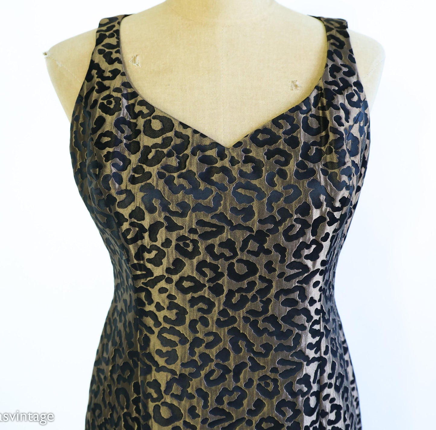 1990s Leopard Dress & Jacket Set, Medium