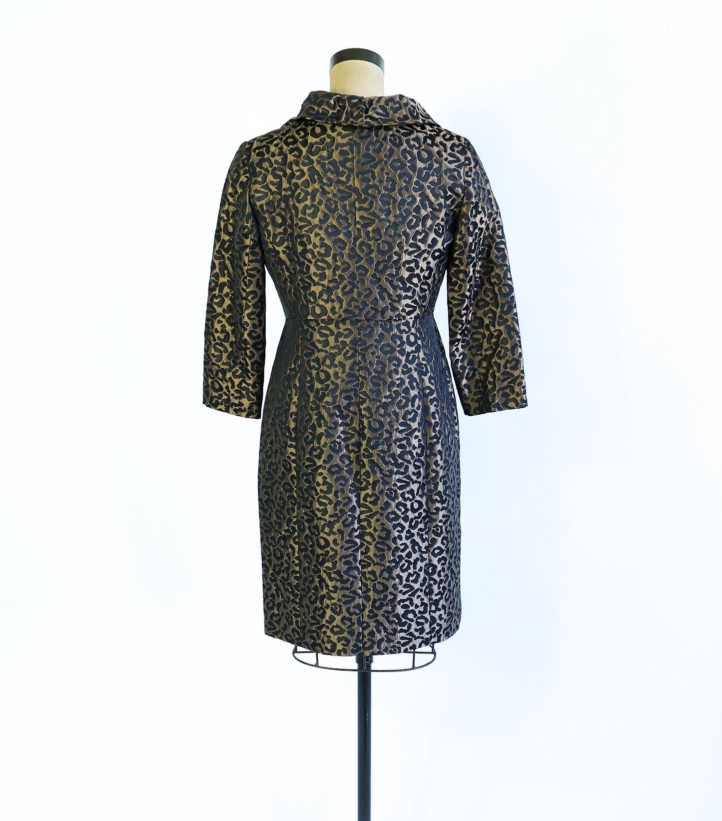 1990s Leopard Dress & Jacket Set, Medium