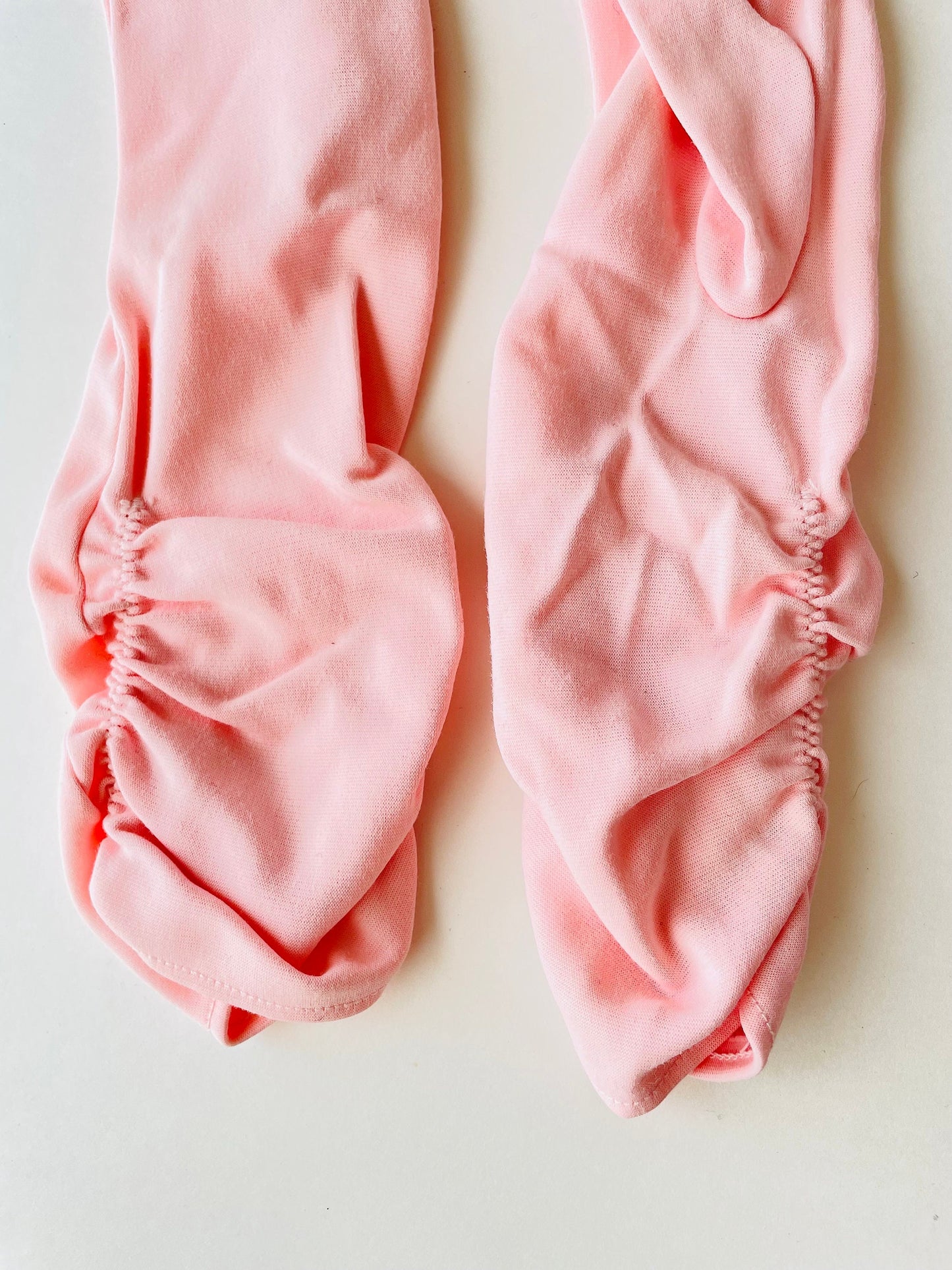 1960s Long Pink Evening Gloves, Size 6