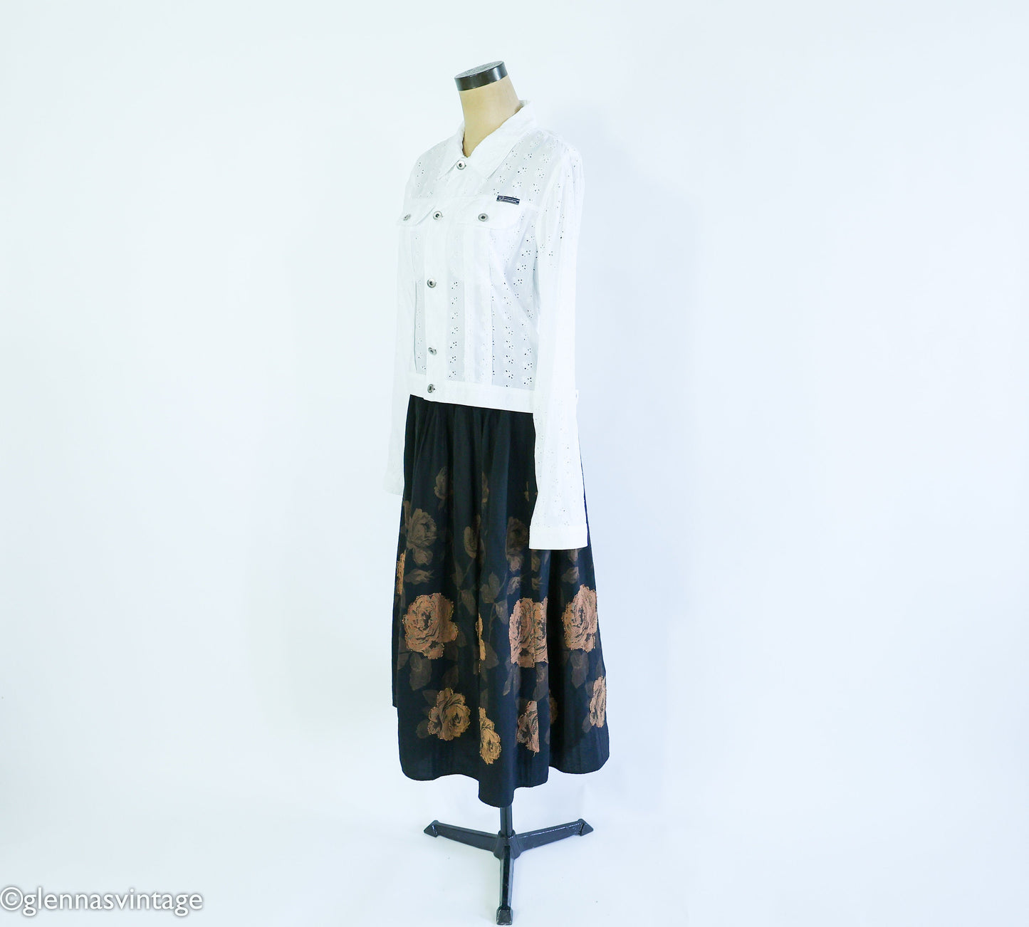 Dolce & Gabbana 1990s White Eyelet Jacket, Large