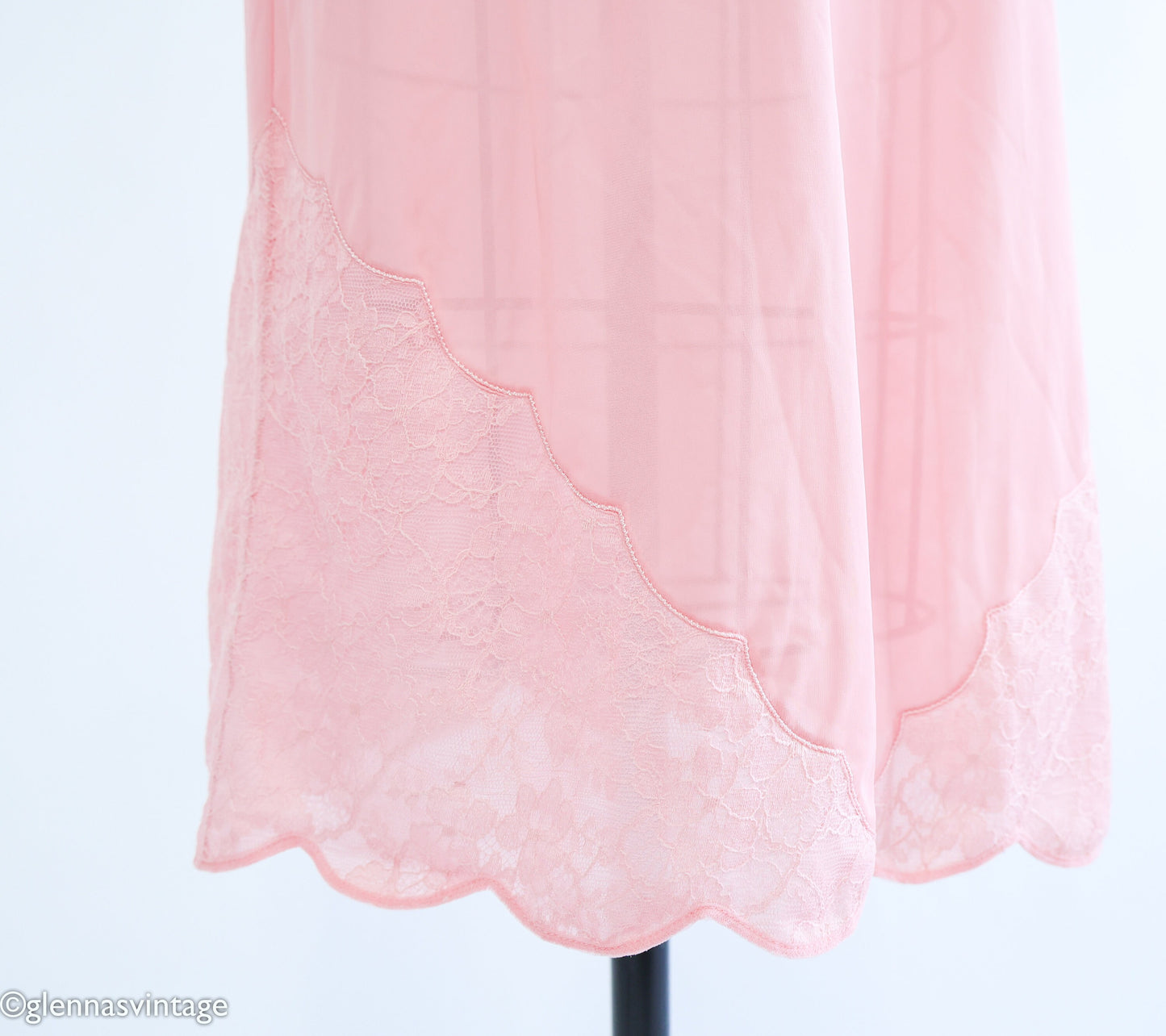 1950s Pink Nylon Half Slip, Medium