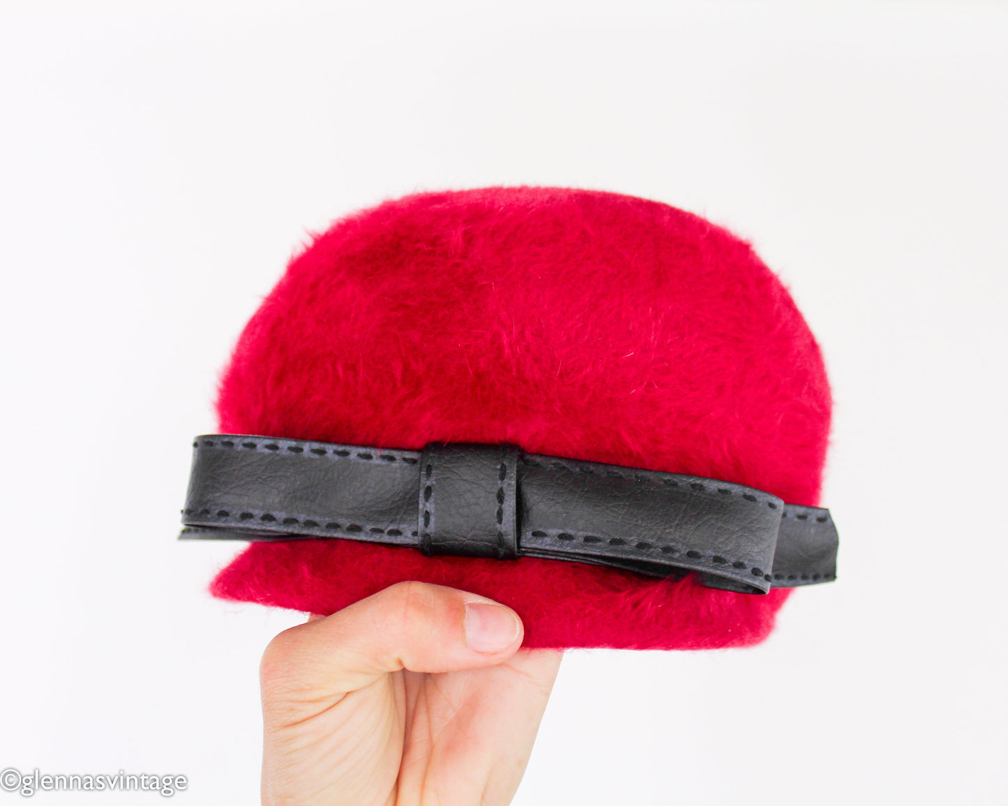 1960s Fuchsia Mohair Bubble Hat