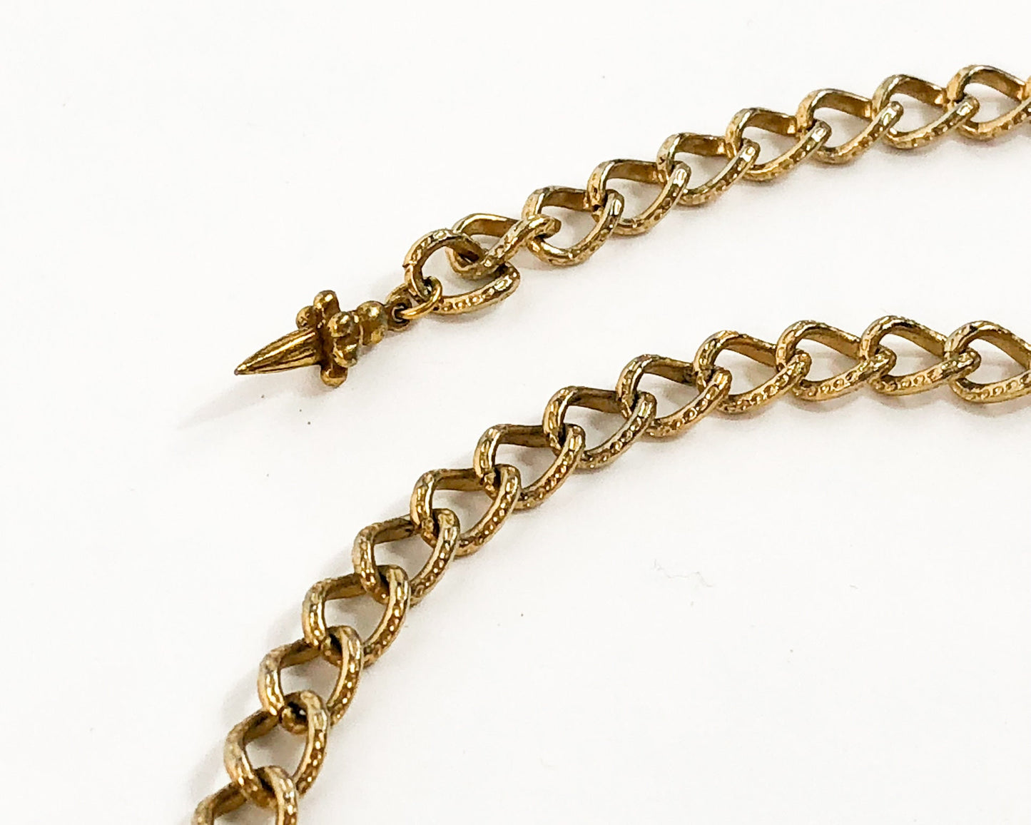 1940s Gold Statement Necklace | Rhinestone & Art Glass Choker