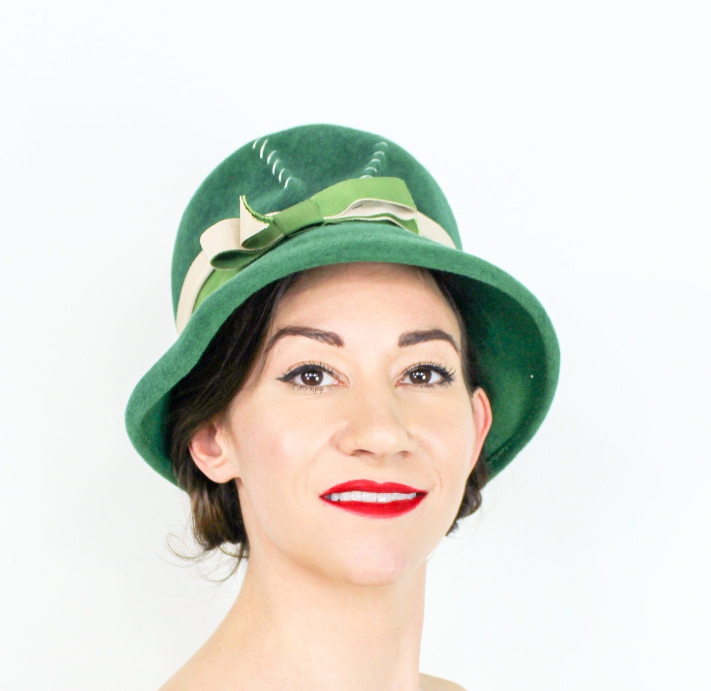 1960s Kelly Green Bucket Hat
