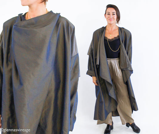 1990s Bronze Oversized Rain Jacket , , Large