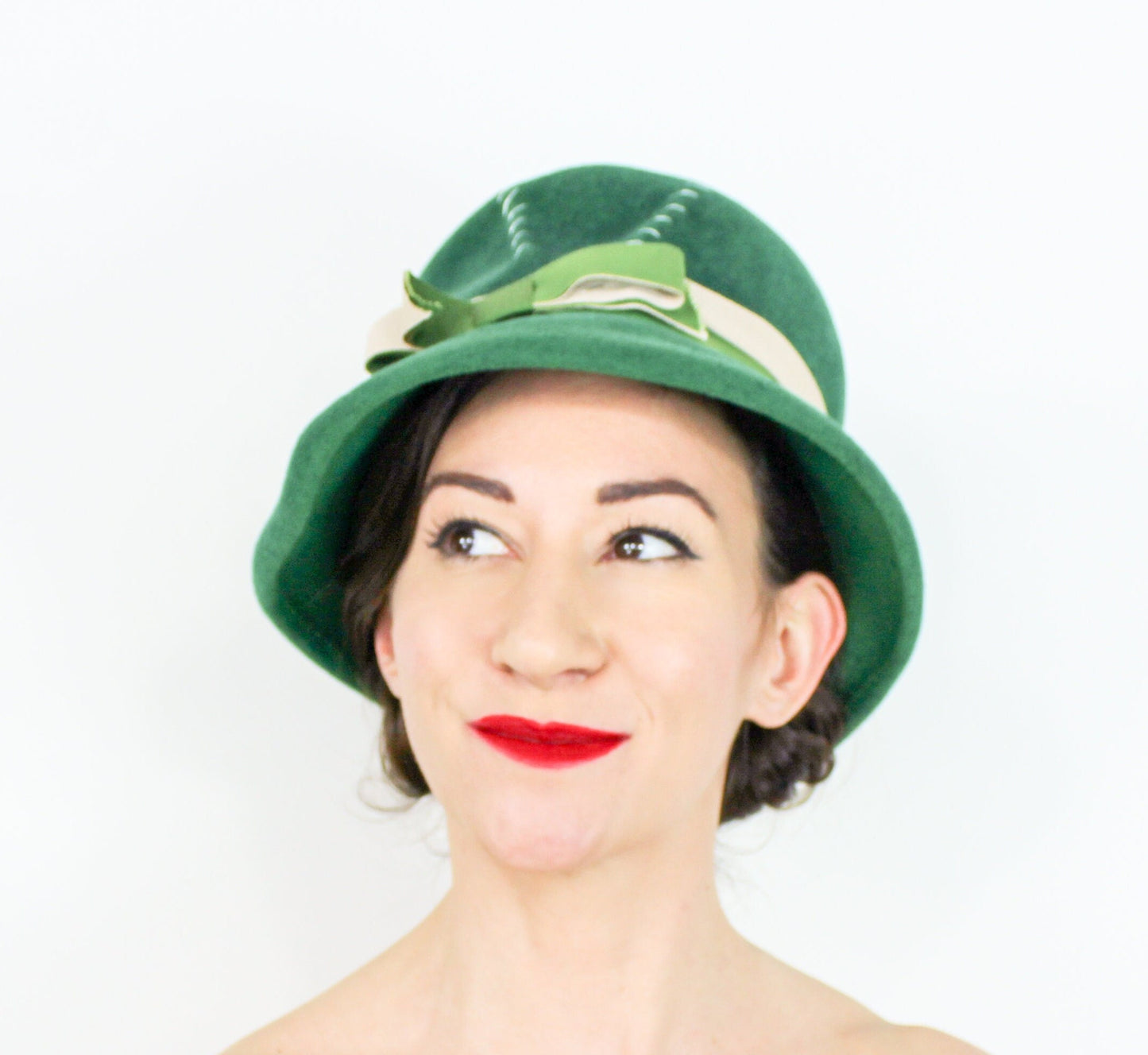 1960s Kelly Green Bucket Hat