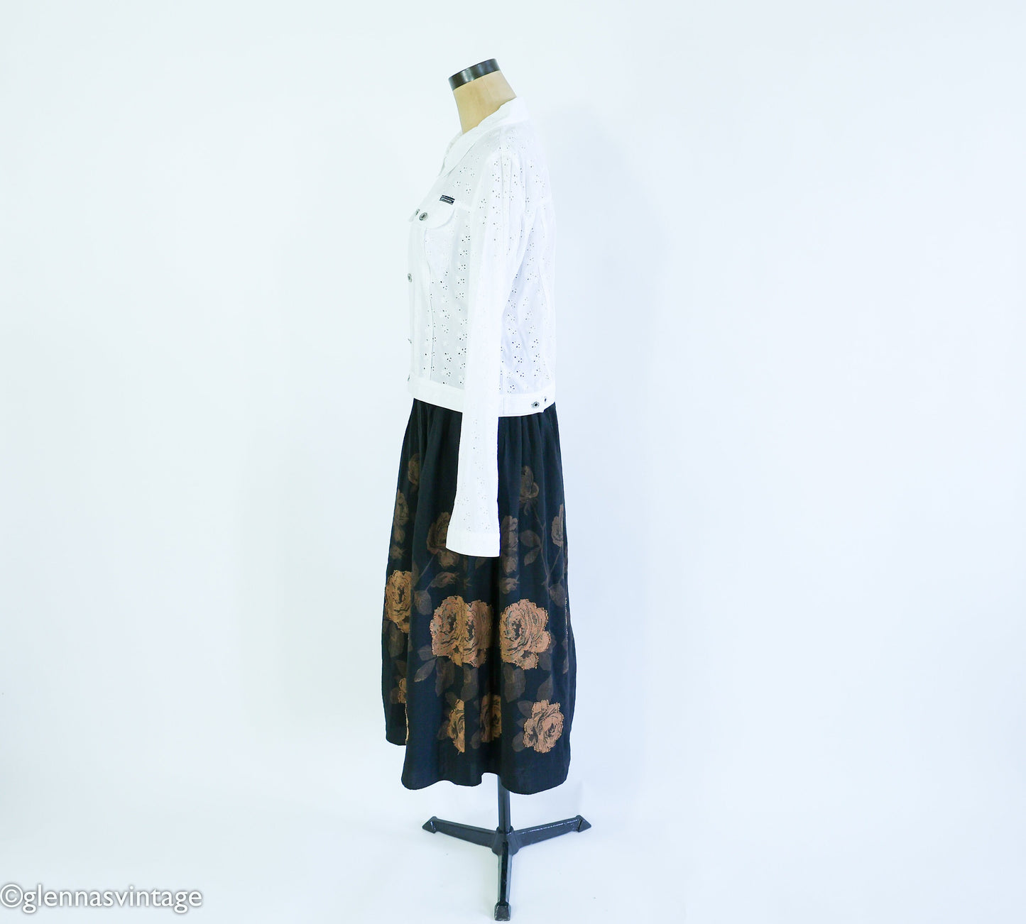 Dolce & Gabbana 1990s White Eyelet Jacket, Large
