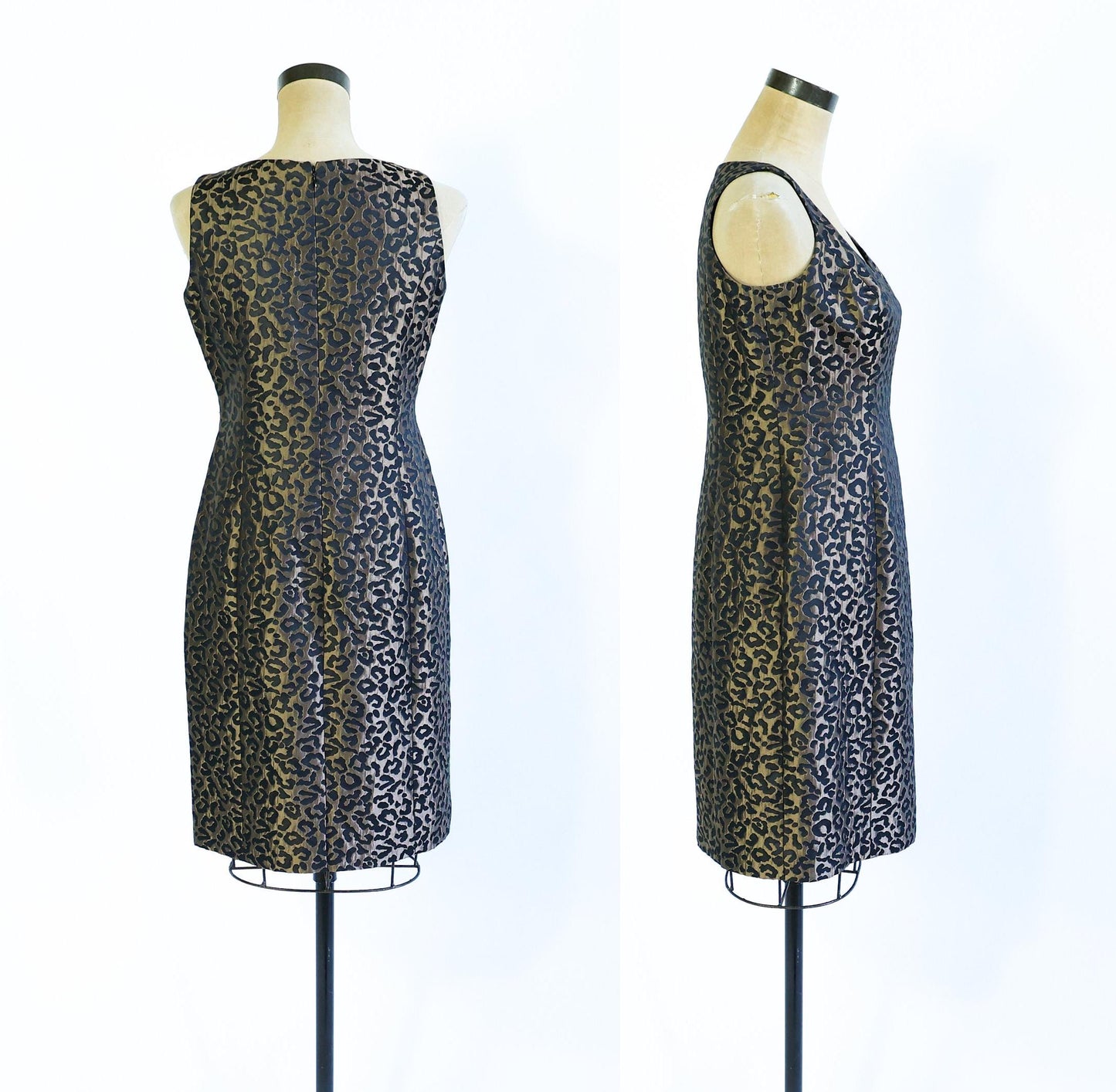 1990s Leopard Dress & Jacket Set, Medium