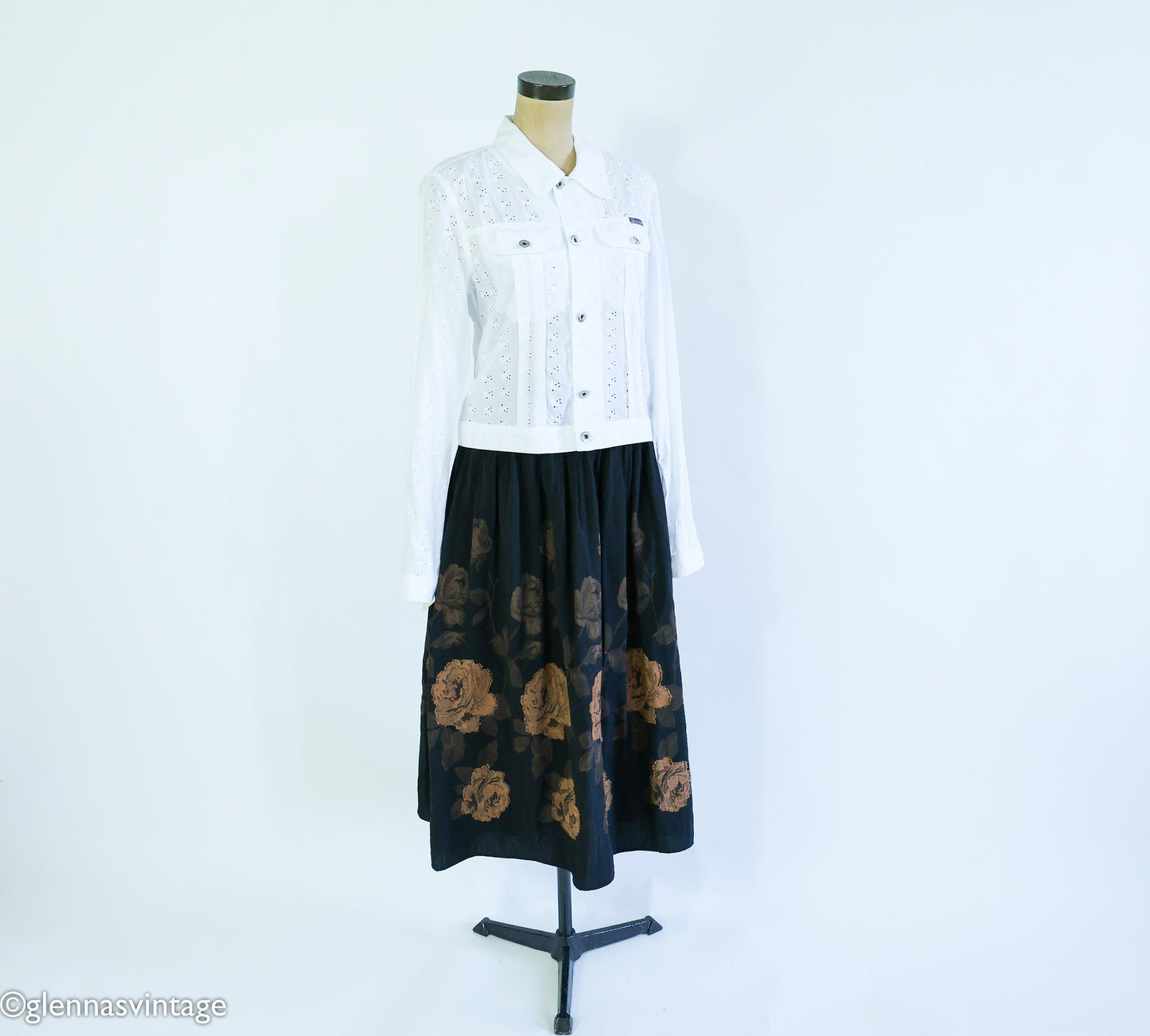 Dolce & Gabbana 1990s White Eyelet Jacket, Large