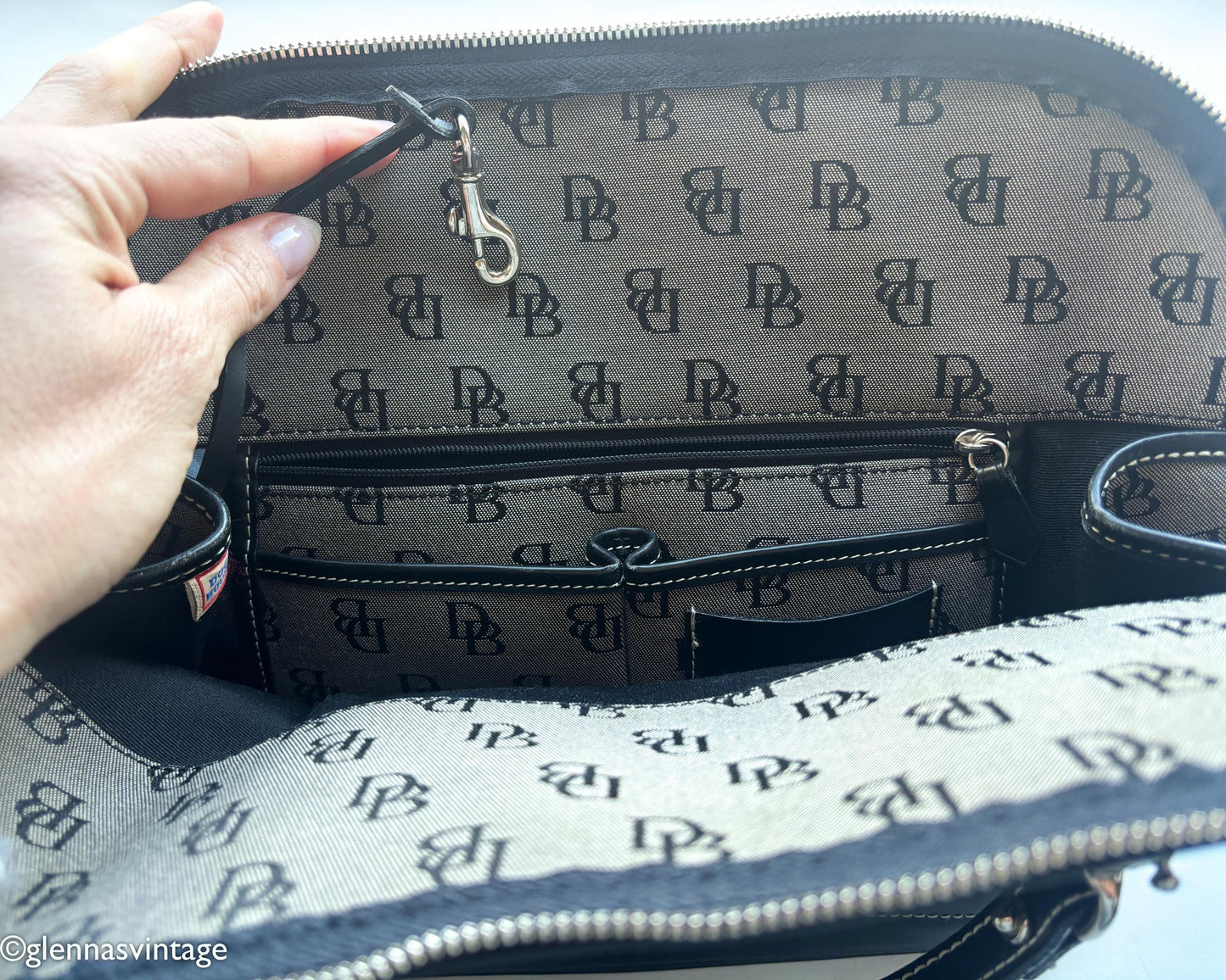 Dooney & Bourke Bowler Bag | Monogram Canvas Handbag