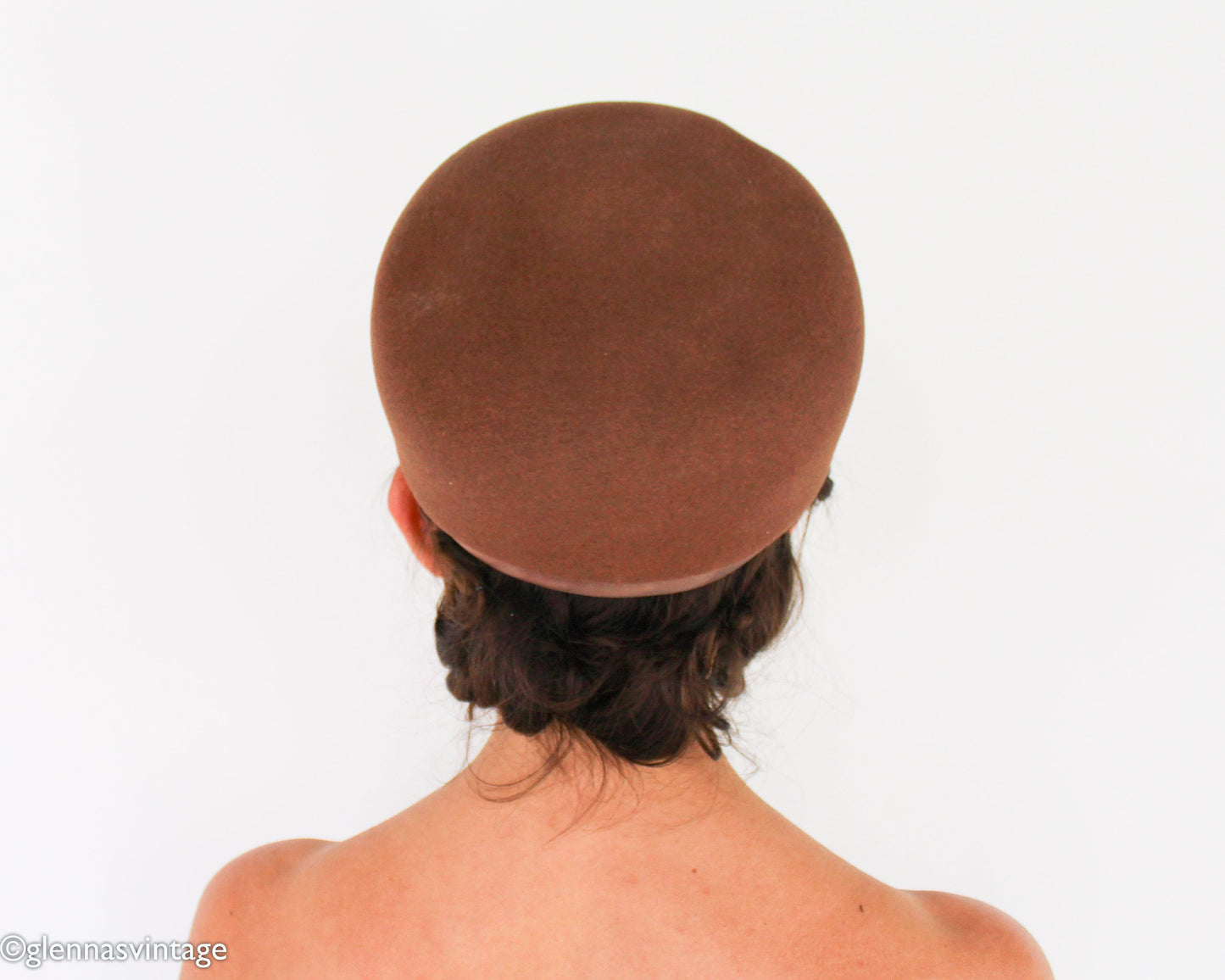 1960s Brown Wool Hat
