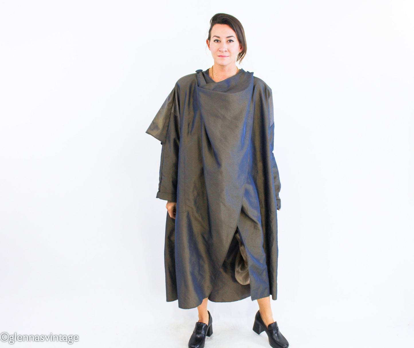 1990s Bronze Oversized Rain Jacket , , Large